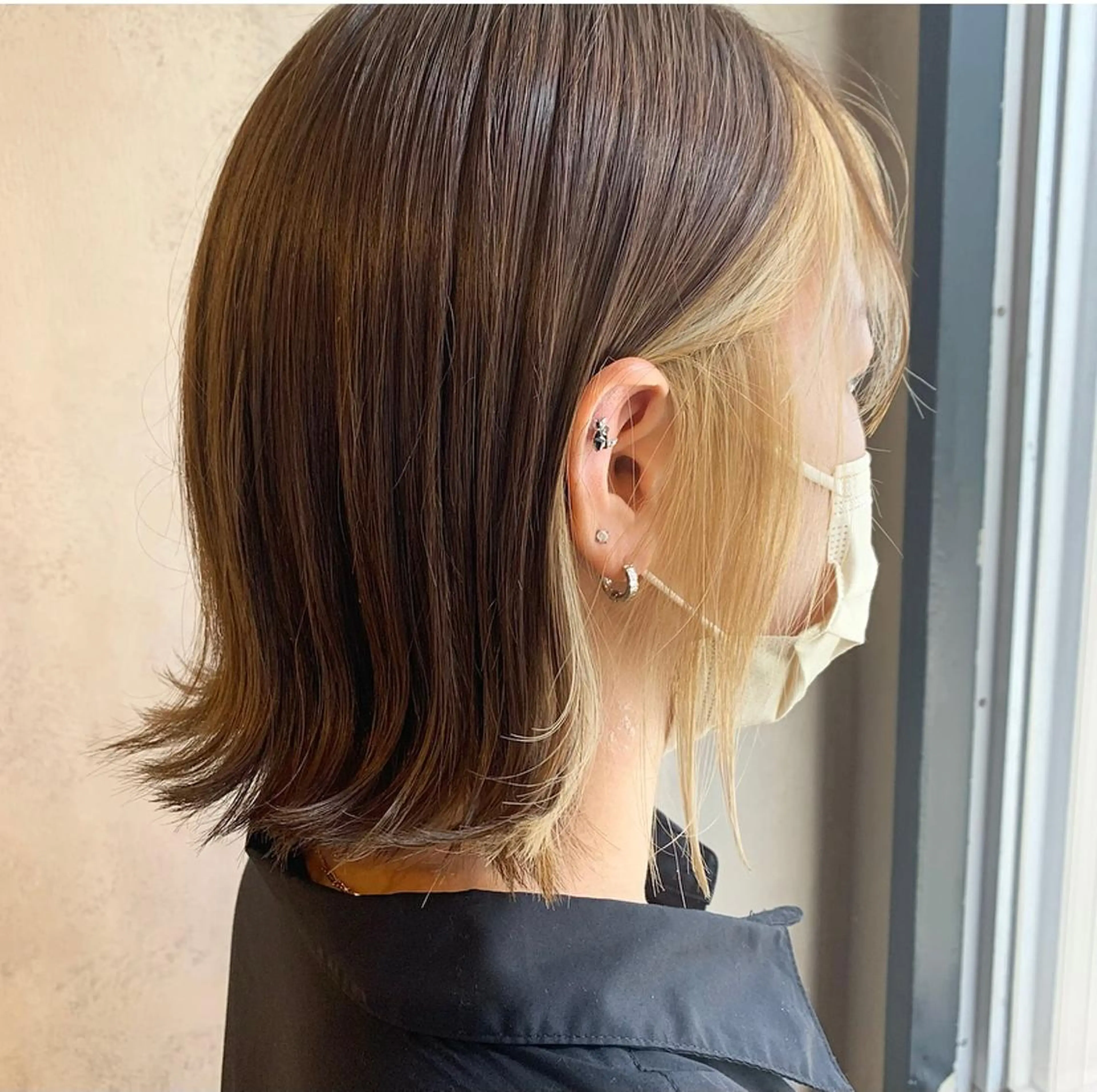 ショート カット ヘアカラー トリートメント 小顔カット/韓国 カラー🌙shikiのヘアスタイル