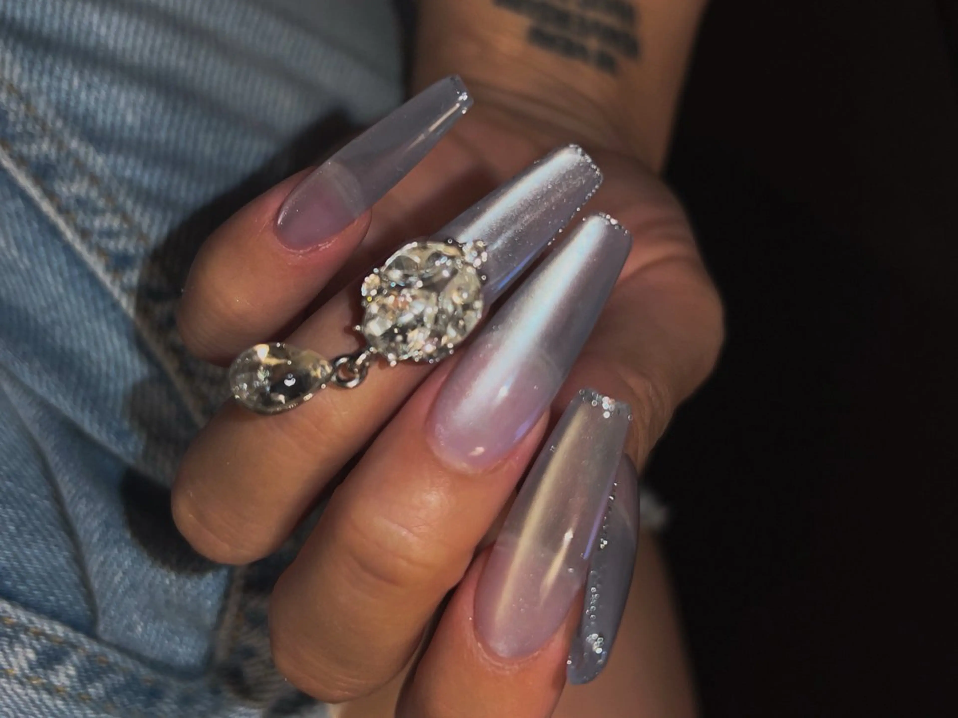 ネイル クリアネイル ハンドネイル ハンドケア GO TODAY SHAiRE SALON所属・aya アヤのネイルデザイン