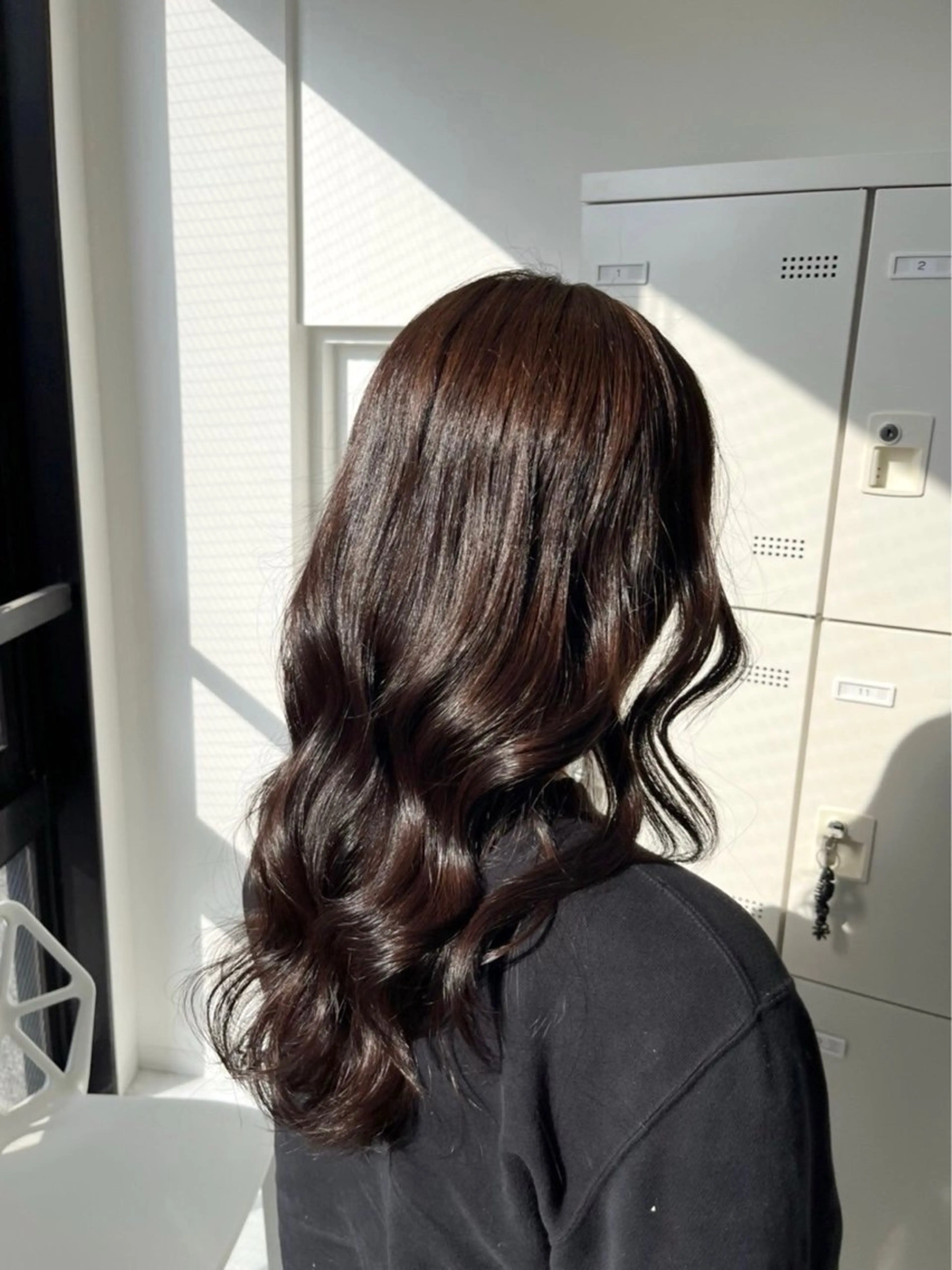 ロング カラー カット ヘアカラー トリートメント 透明感ベージュ🤎 manami👒🌿のヘアスタイル