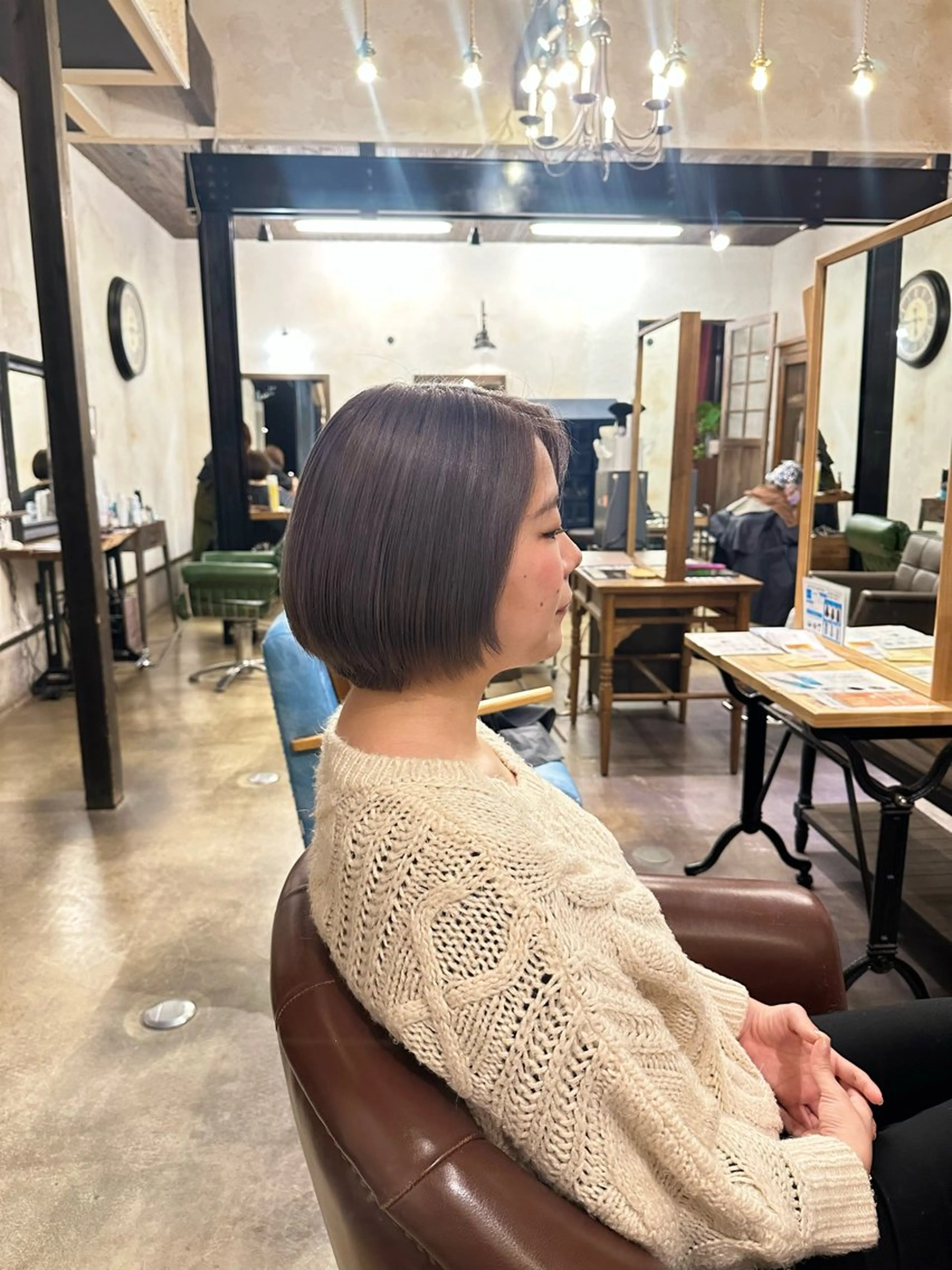 ショート カラー アッシュ ブリーチ ラベンダーカラー ラベンダーグレー 🦖ノザワ リンカ🦖のヘアスタイル