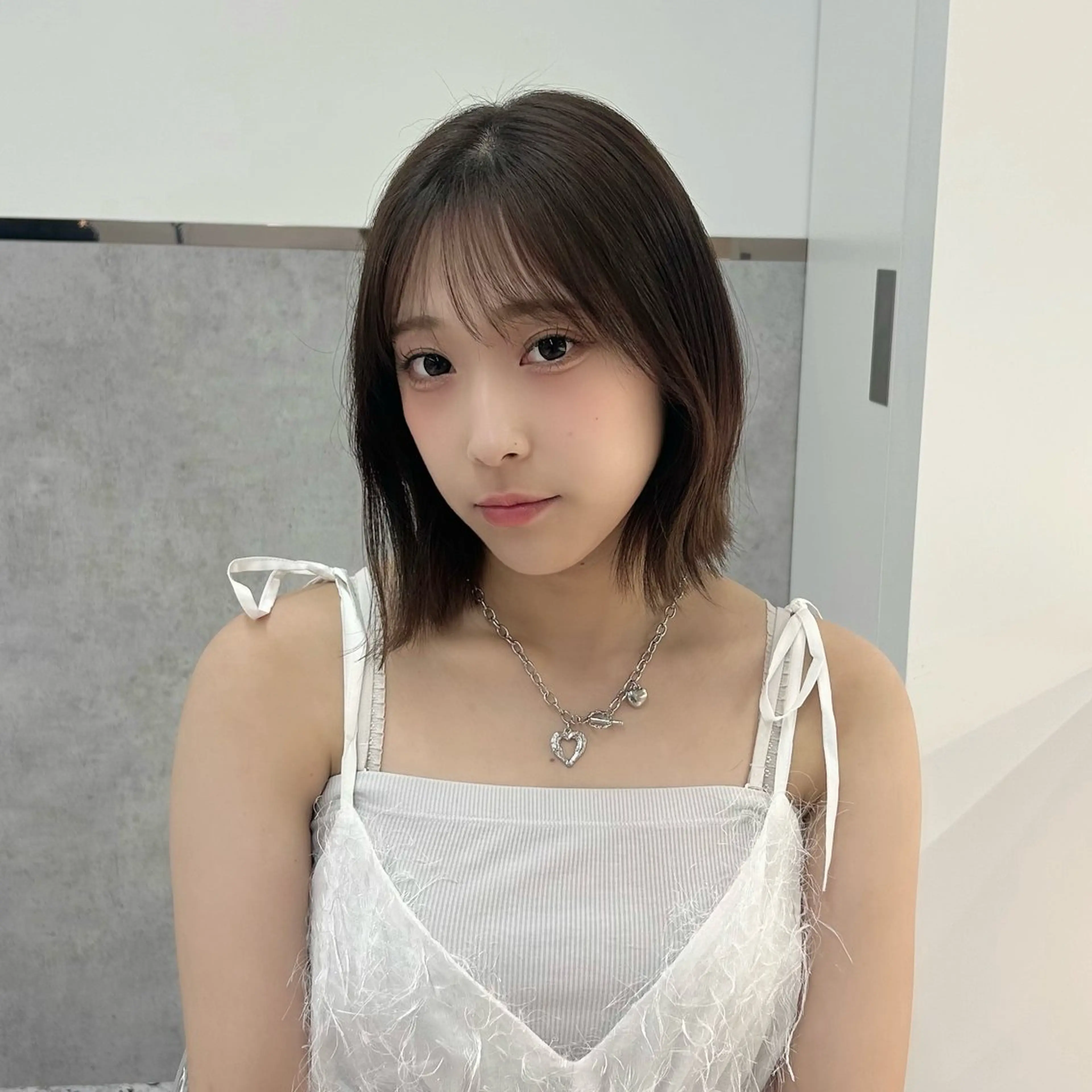 ミディアム カラー 切りっぱなしボブ ボブレイヤー アッシュ アッシュブラウン ベージュカラー ボブ/髪質改善 jionのヘアスタイル