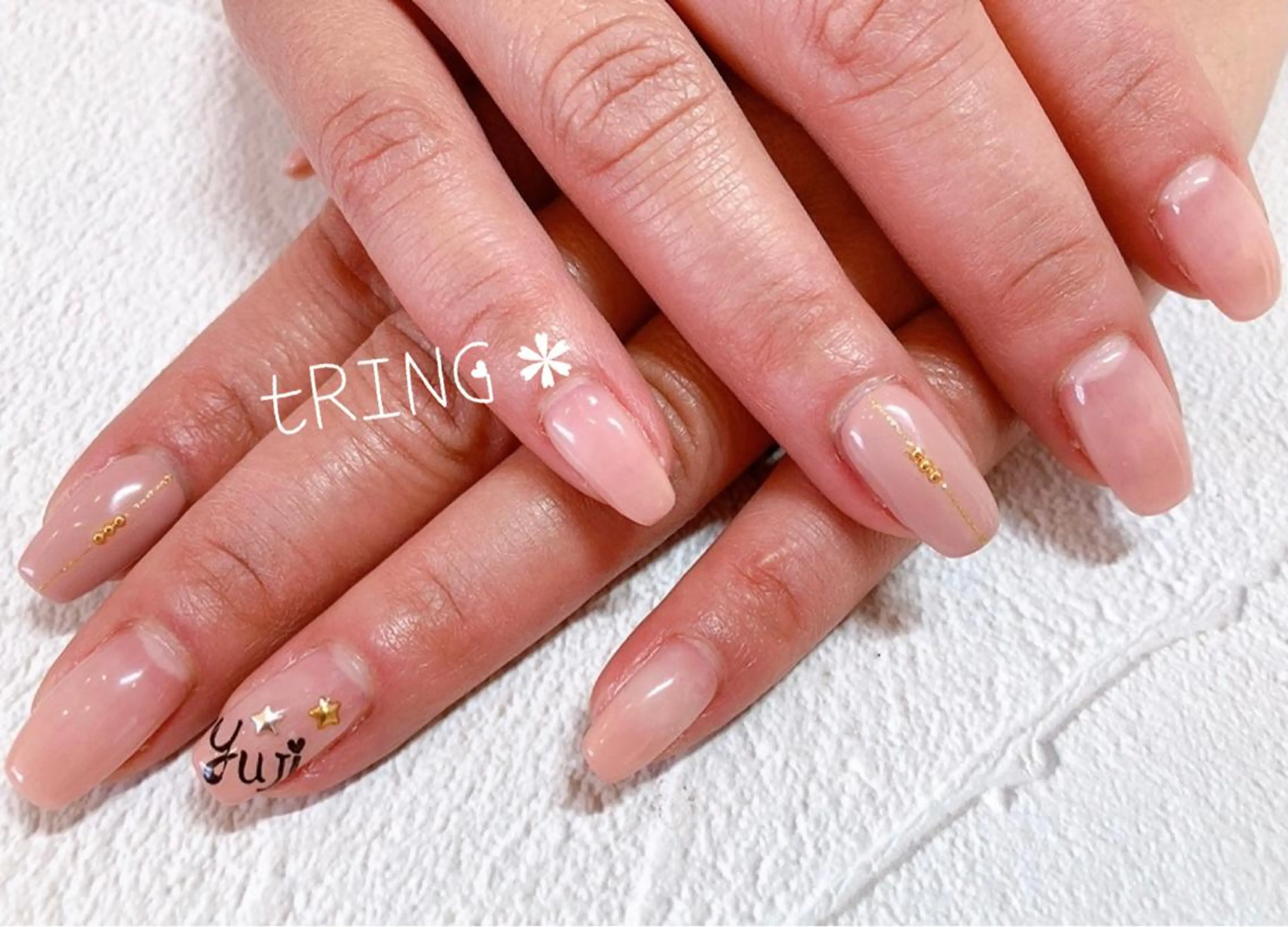 ネイル ハンドネイル tRING＊ しいの木台のネイルデザイン