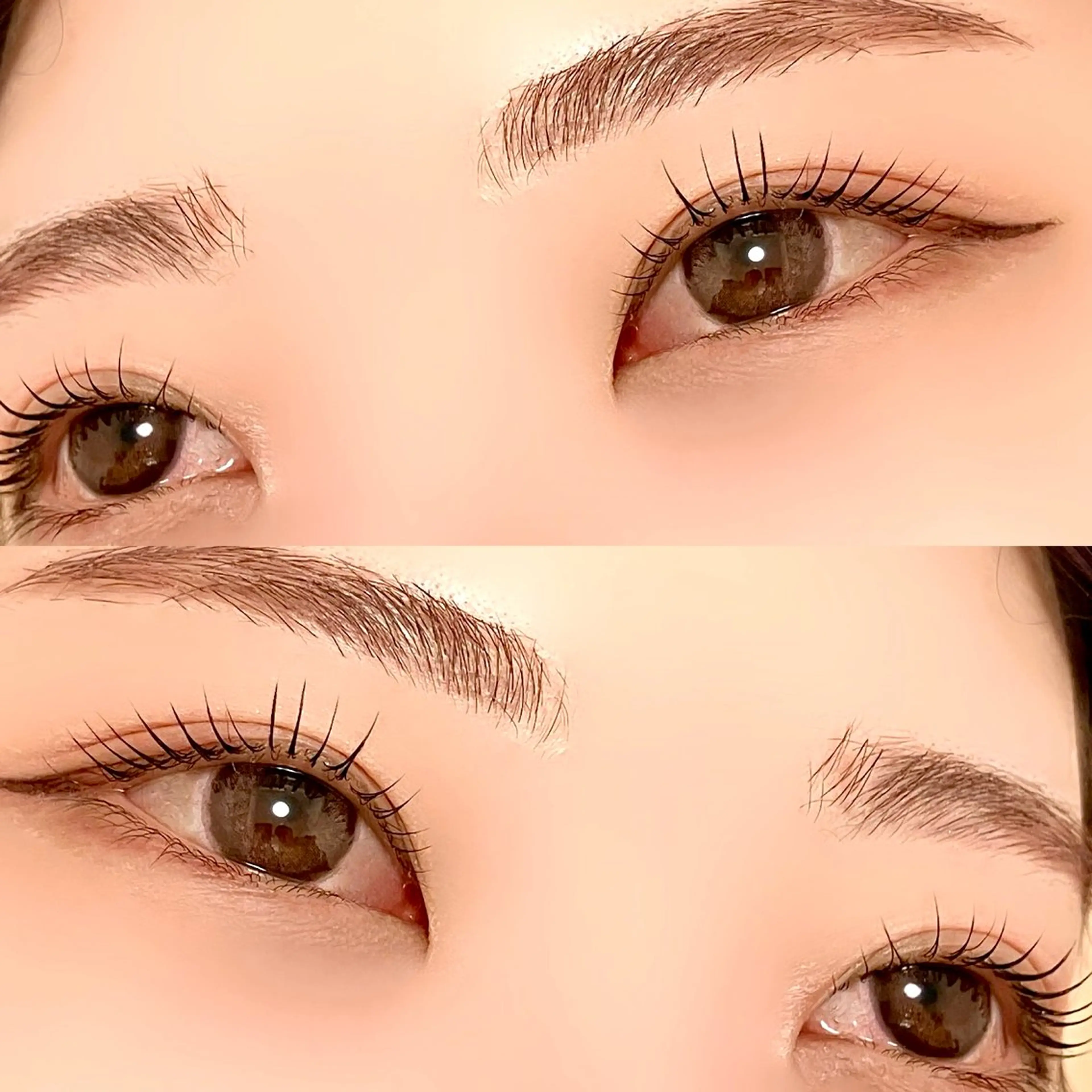 マツエク・マツパ 束感まつ毛 パリジェンヌラッシュリフト まつげパーマ 一重×まつ毛パーマ 渋谷／束感まつげ パーマ／YUKIのマツエク・マツパデザイン