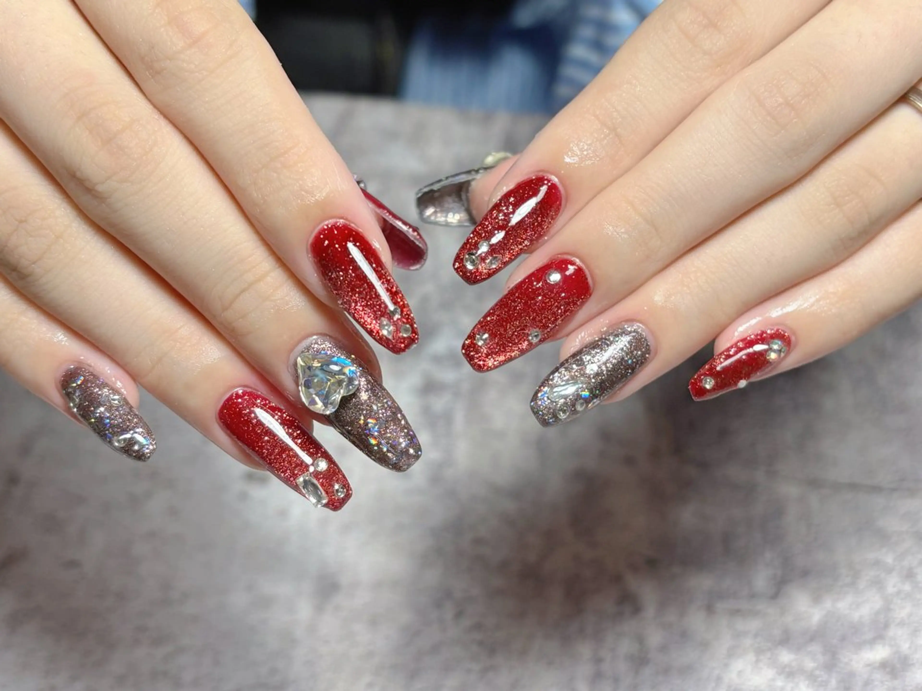 🧡長さだし10本✨✨パーツつけ放題✨オフありの写真