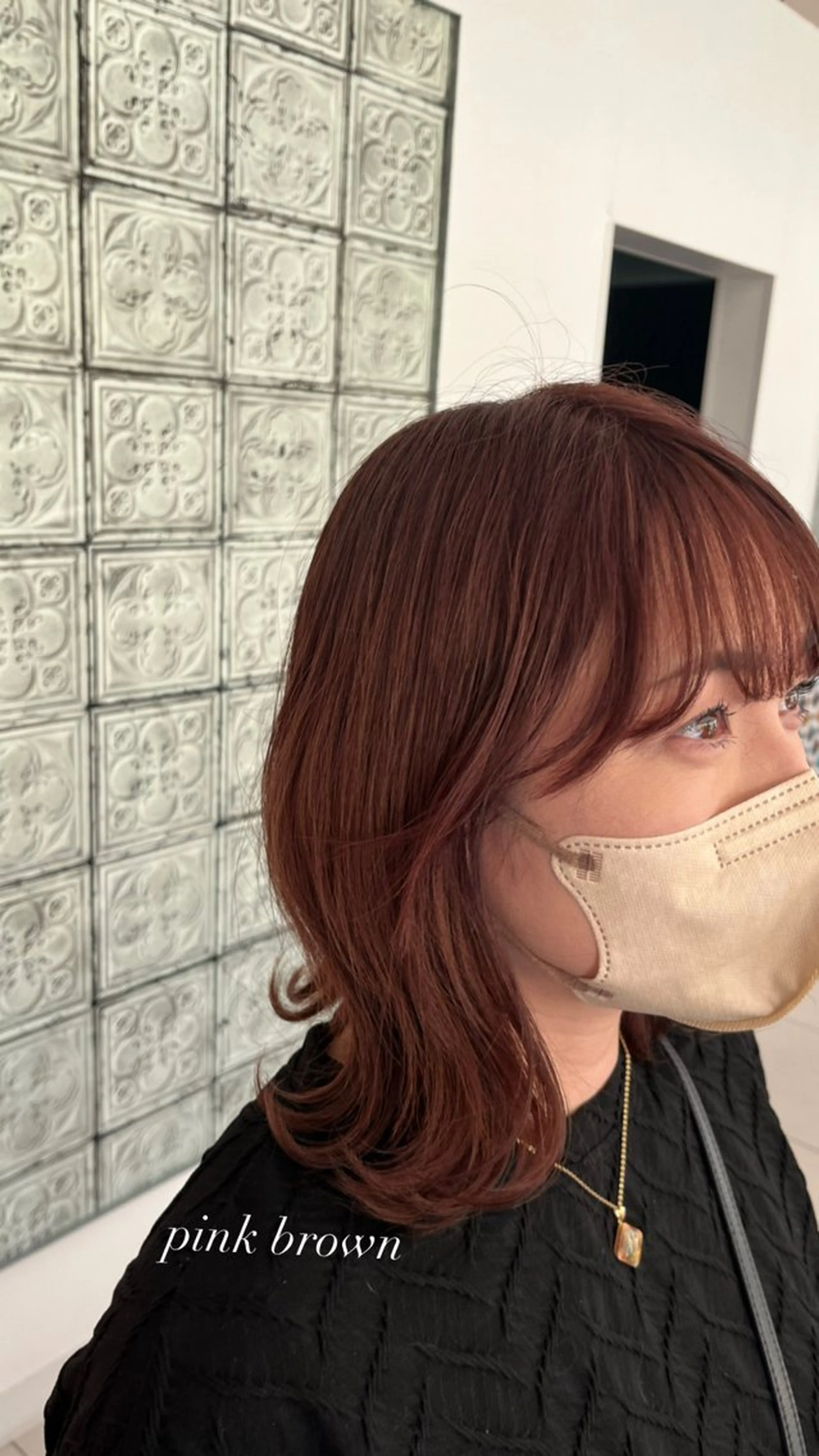 カラー ブリーチ ブラウンカラー ブリーチなしカラー ピンクカラー 🌷艶髪カラー  / メイ🪄︎︎✨のヘアスタイル