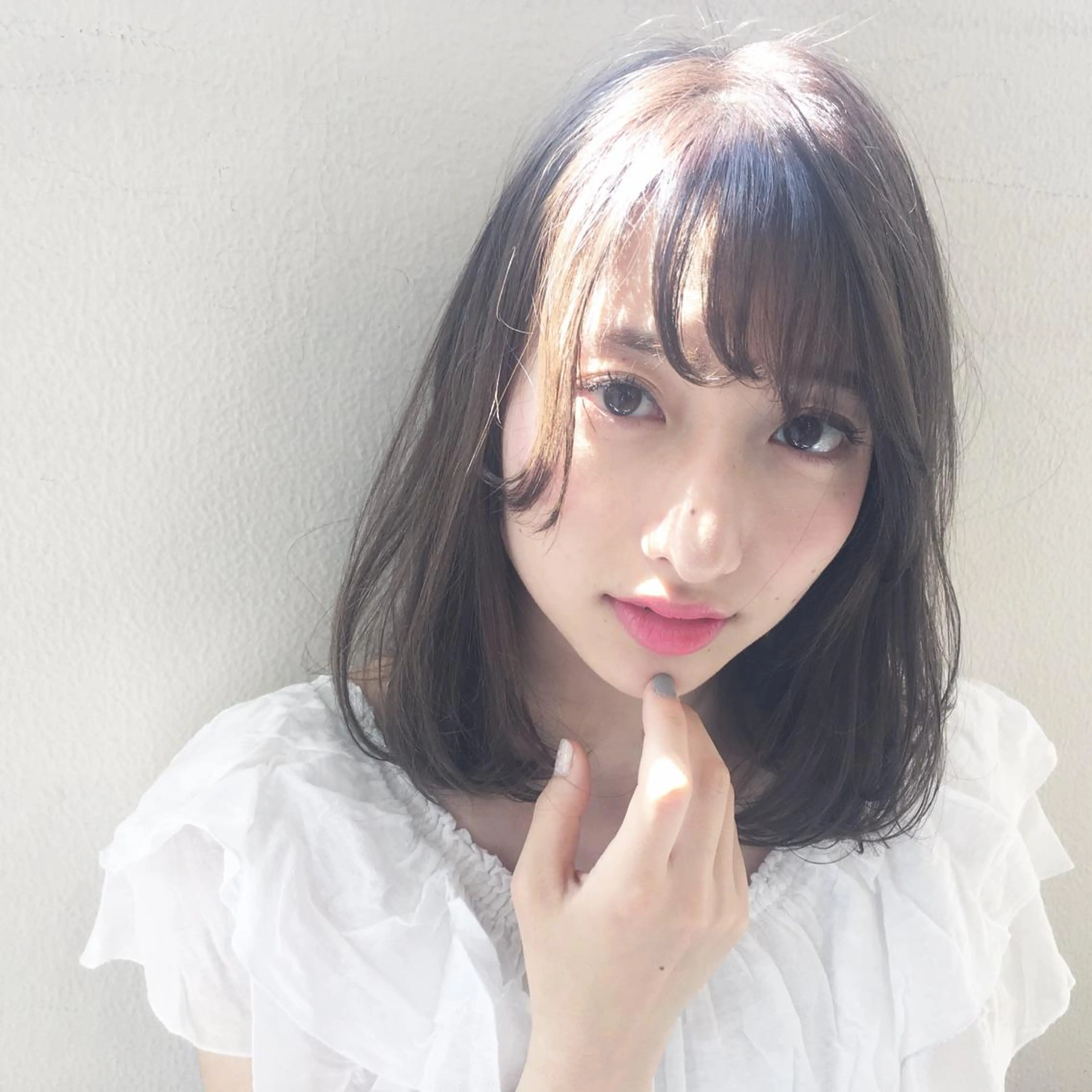 ミディアム ボブ 鎌倉 彩のヘアスタイル