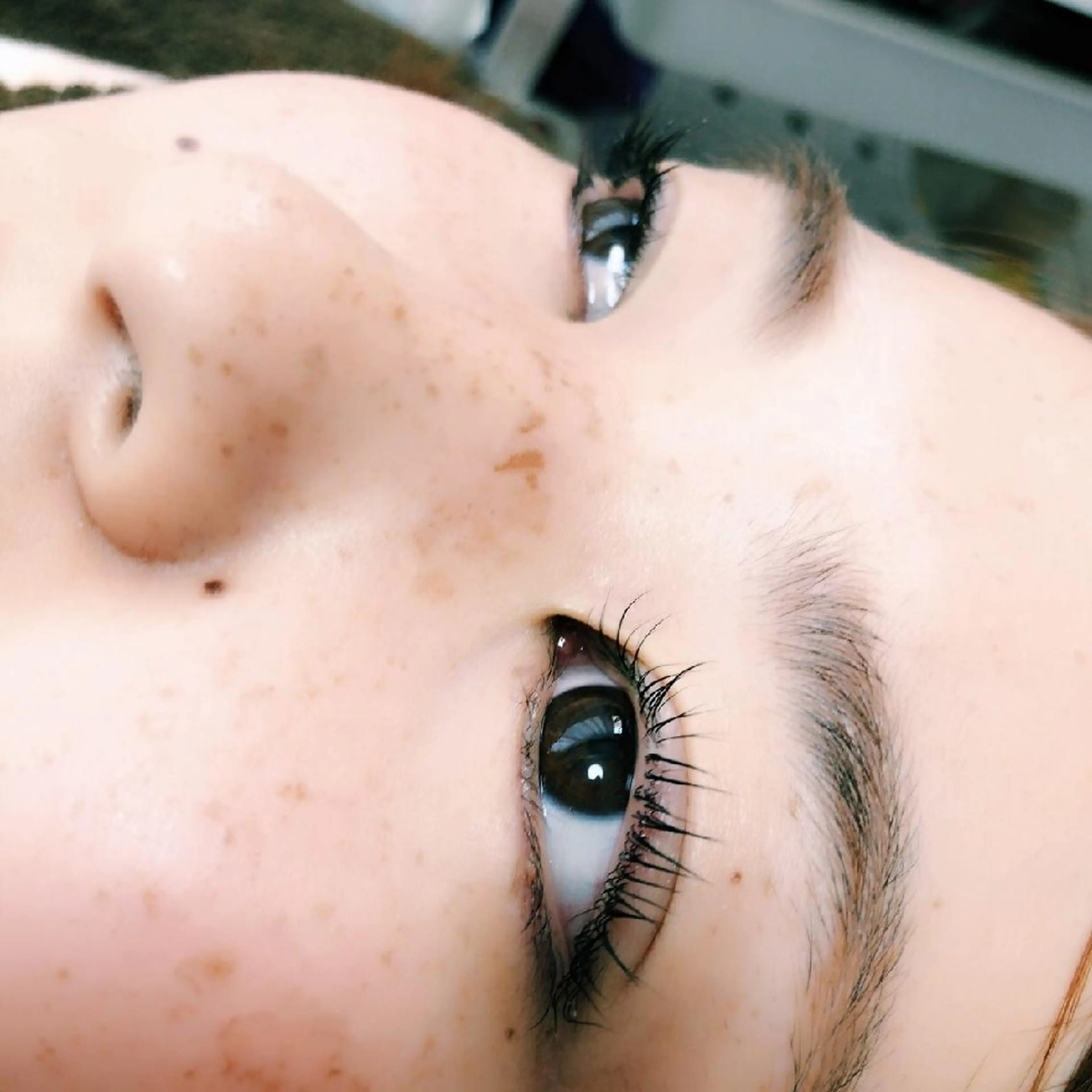 マツエク・マツパ 付け放題 フラットラッシュ 下まつげエクステ 一重×まつ毛パーマ ボリュームラッシュ 吉岡 ゆうなのマツエク・マツパデザイン