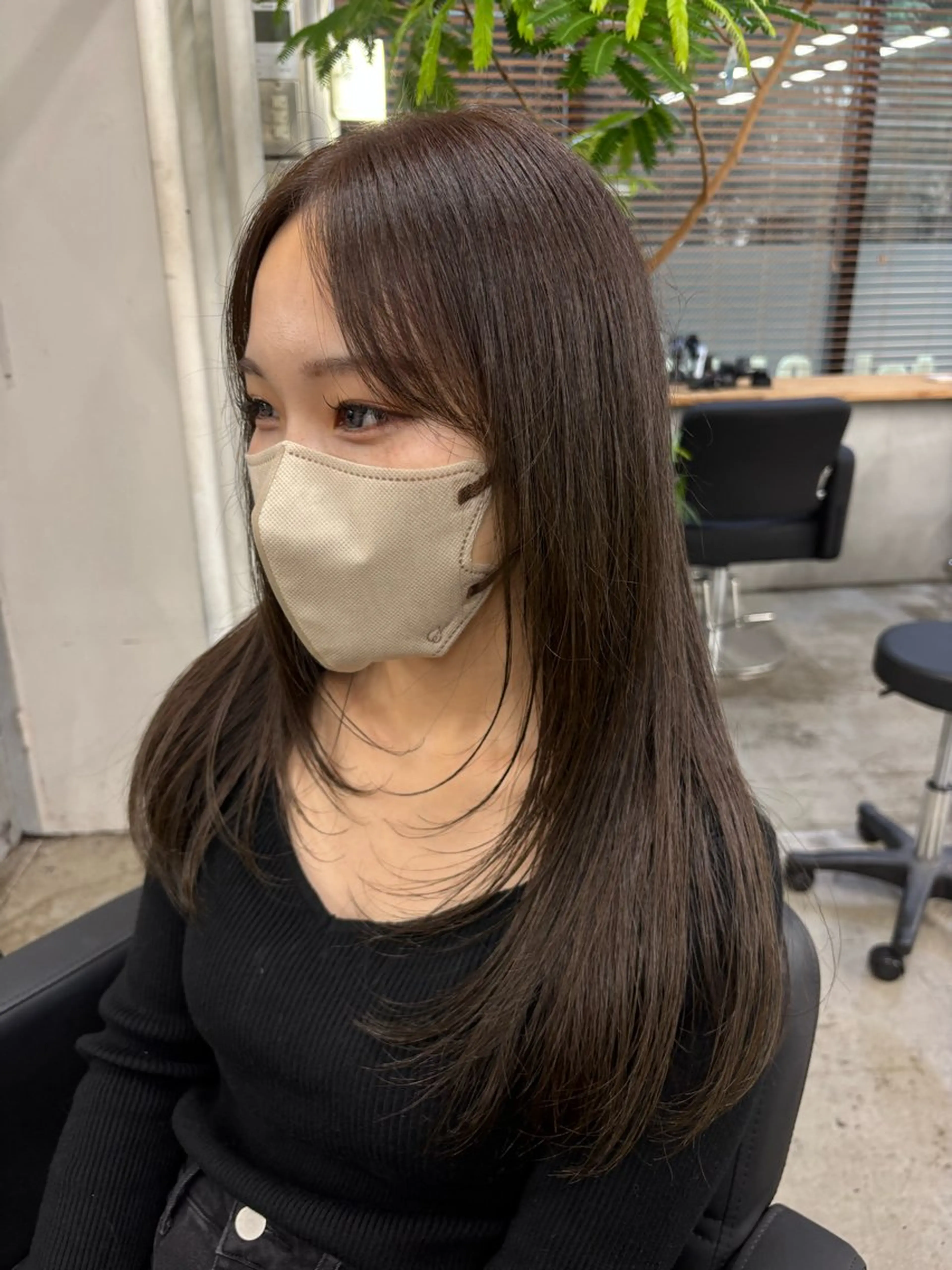 セミロング カラー カット mono / Manatoのヘアスタイル