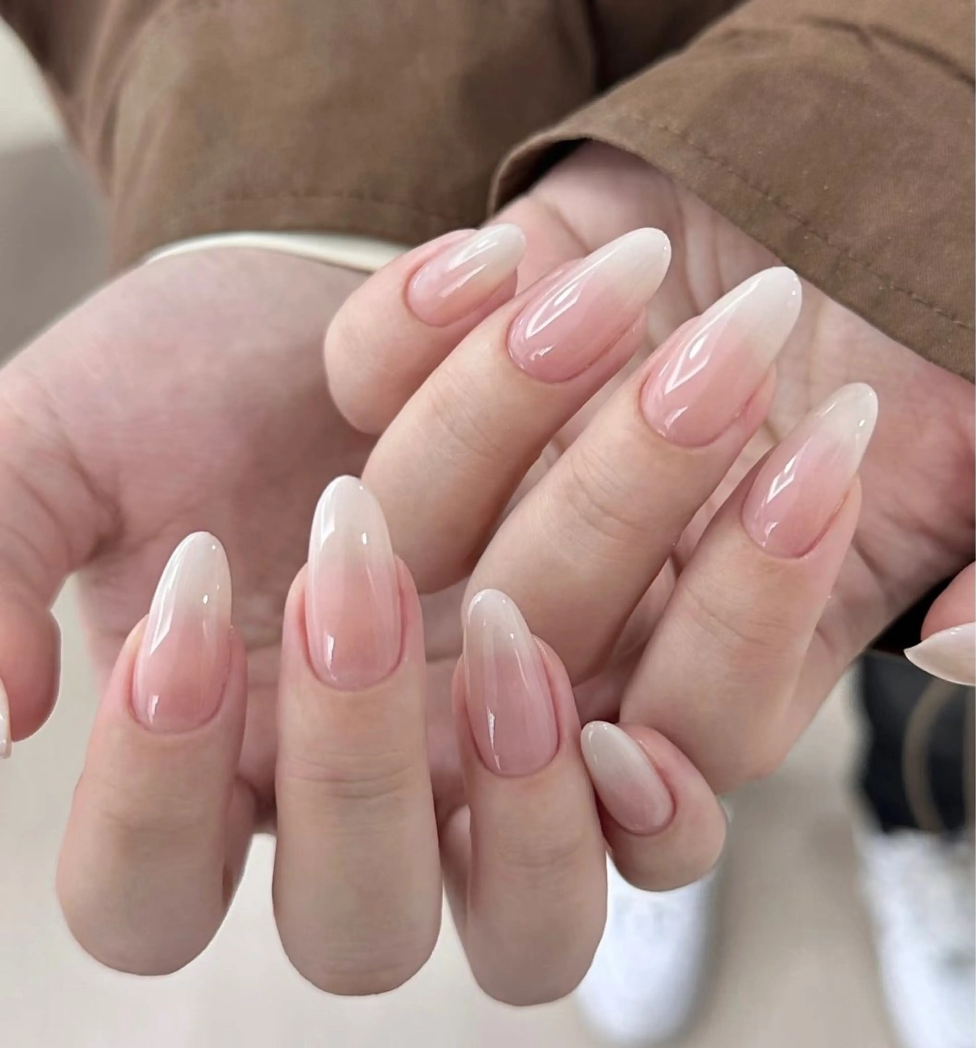 ベイビーブーマー+10本チップ長さだし「ジェルオフ無料」の写真