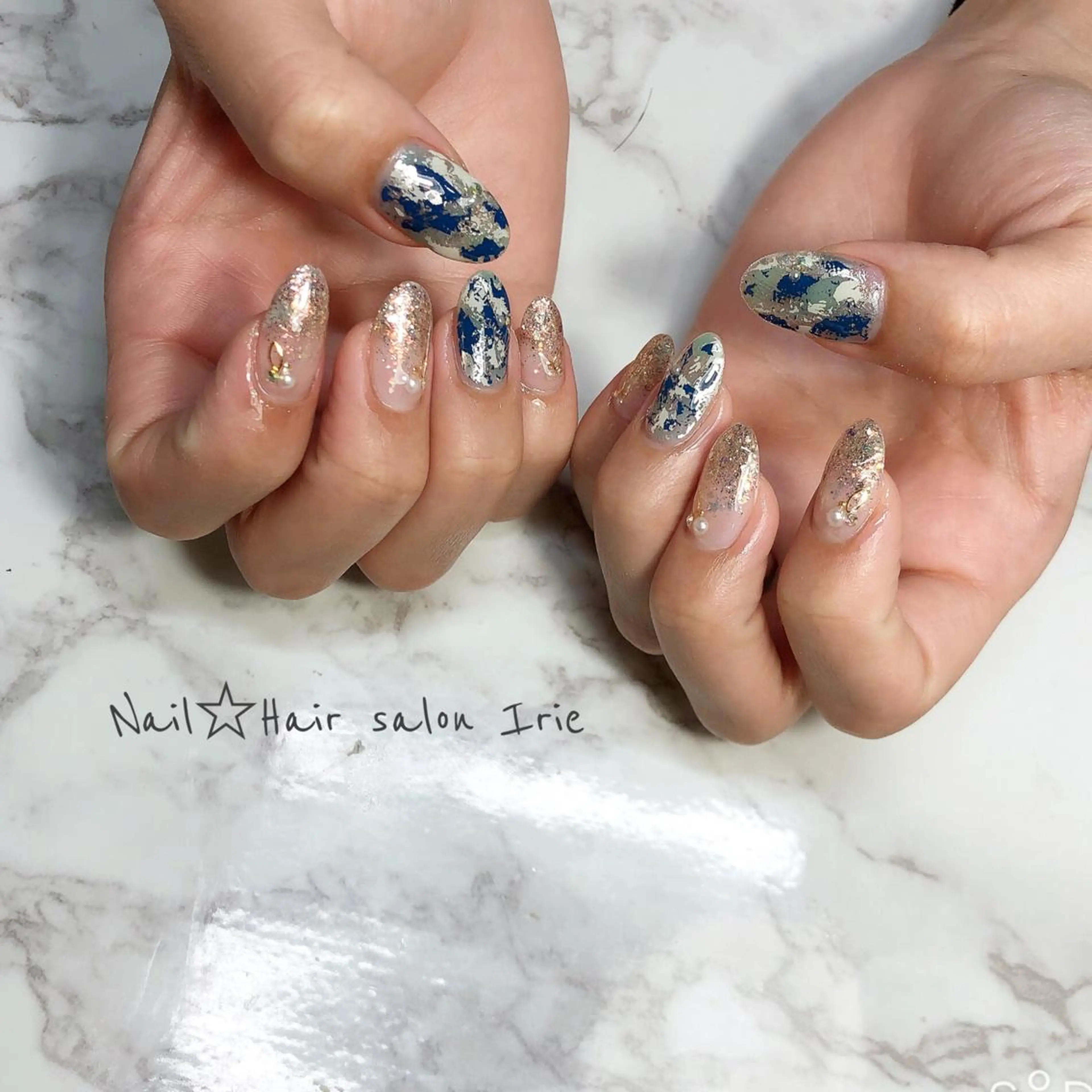 ネイル ハンドネイル Hair salon Irie所属・與儀 知佳のネイルデザイン