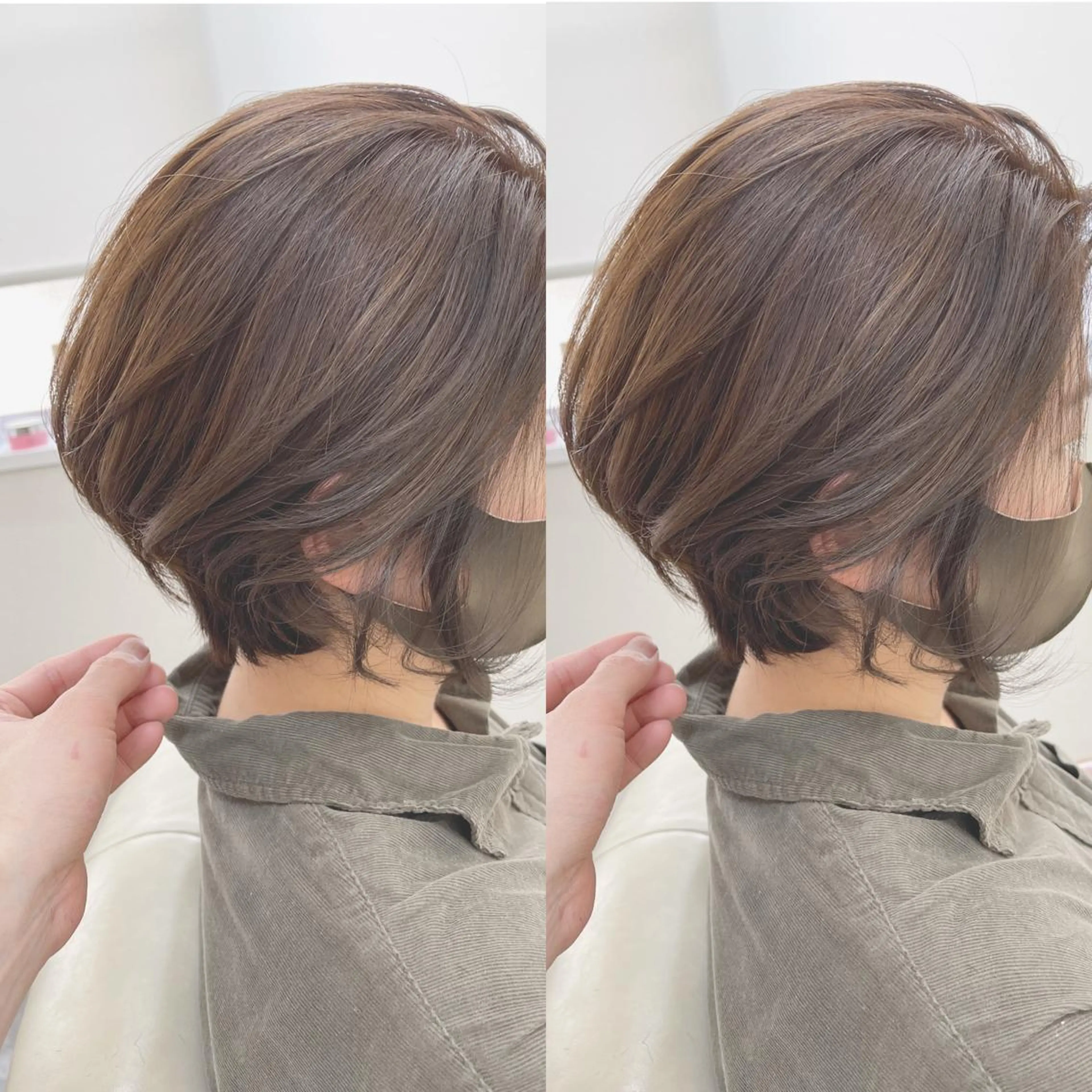 ショート ショートボブ ボブ ショートヘア カット ヘアカラー トリートメント H所属・H (エイチ) 烏丸御池店のヘアスタイル