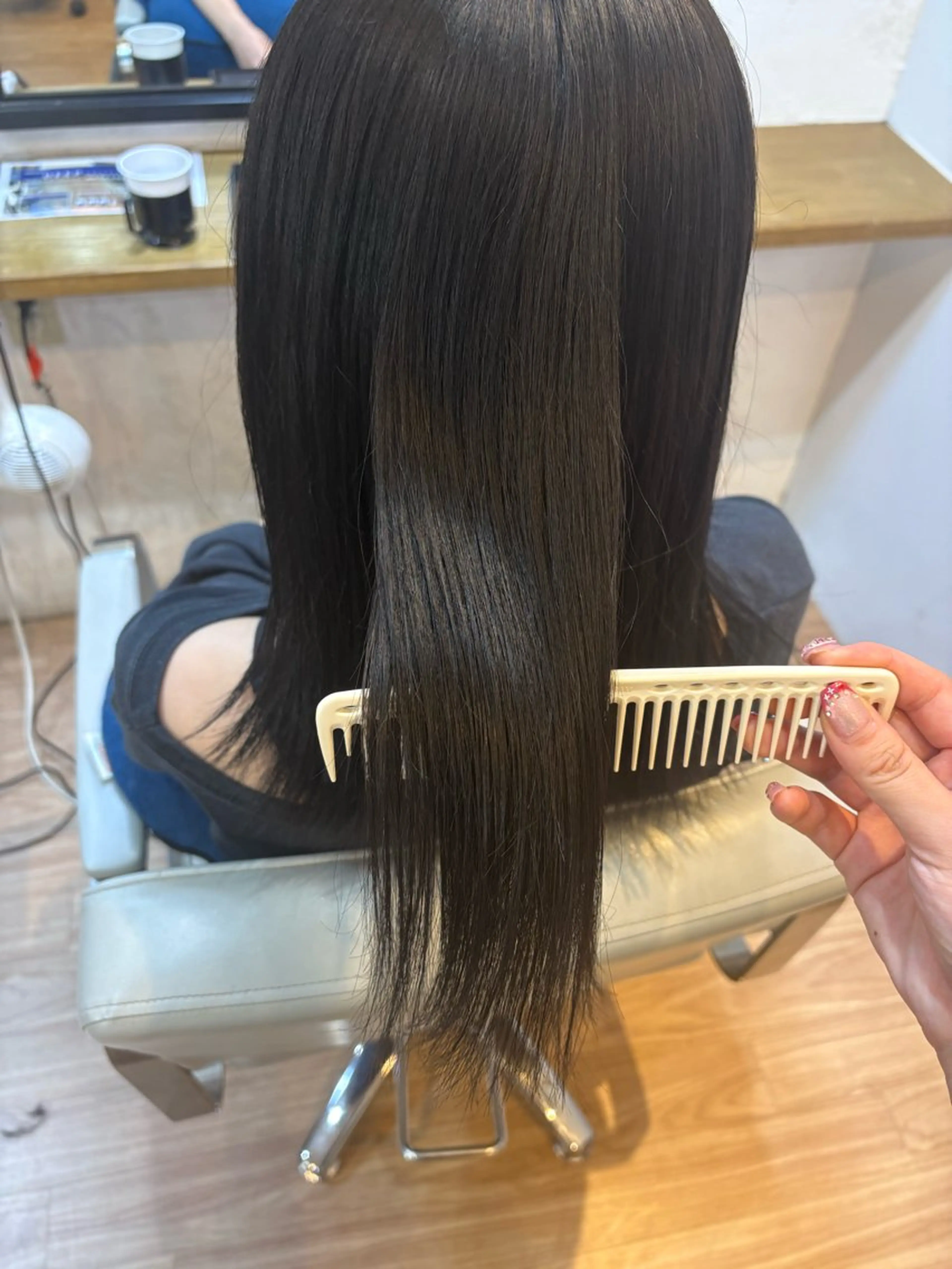 ミディアム ヘアカラー トリートメント IRICO たまプラーザ所属・韓国ヘアー🇰🇷 MIWAのヘアスタイル