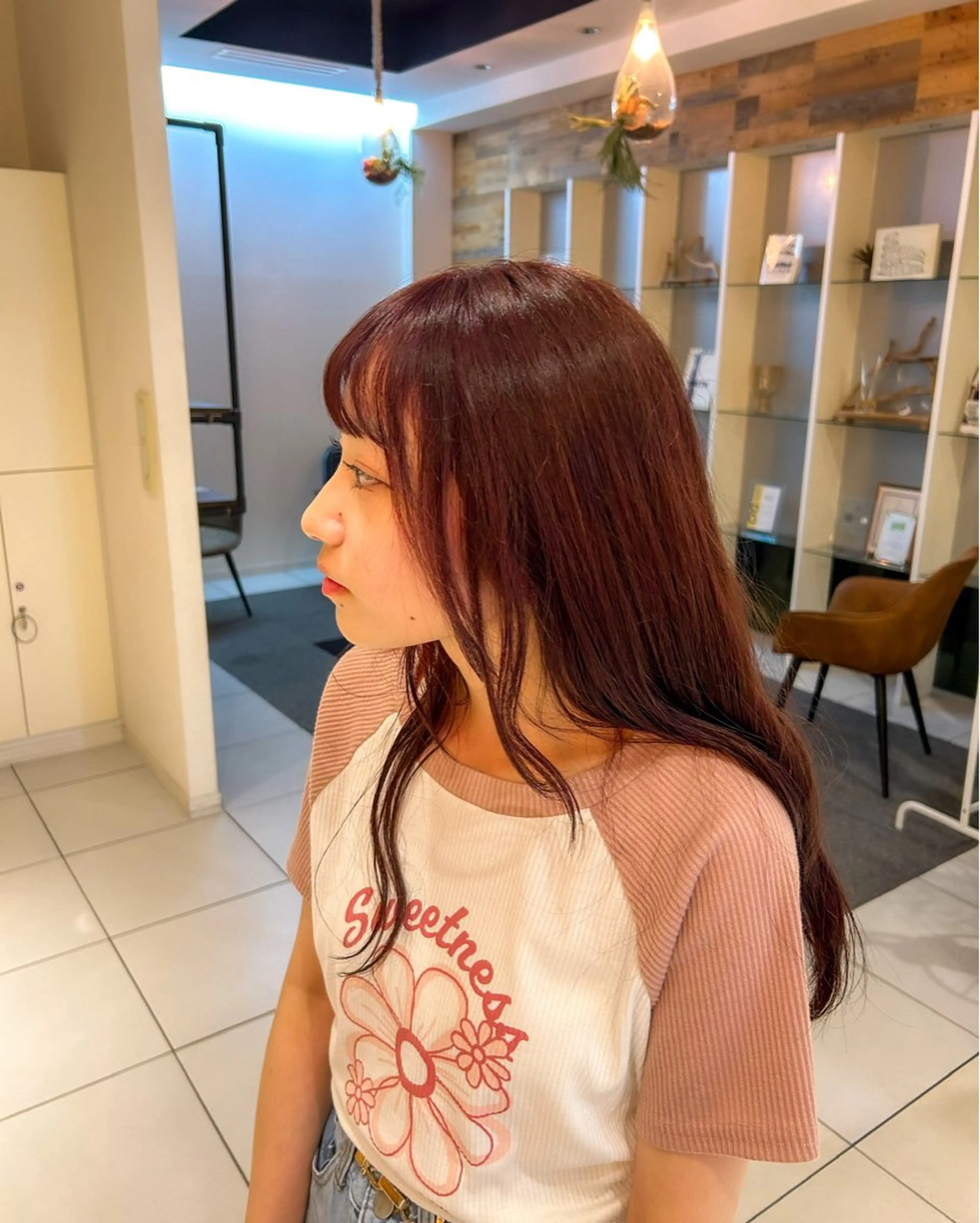 ロング カラー 髪質改善/ストレート パーマ長久手/ひかるのヘアスタイル