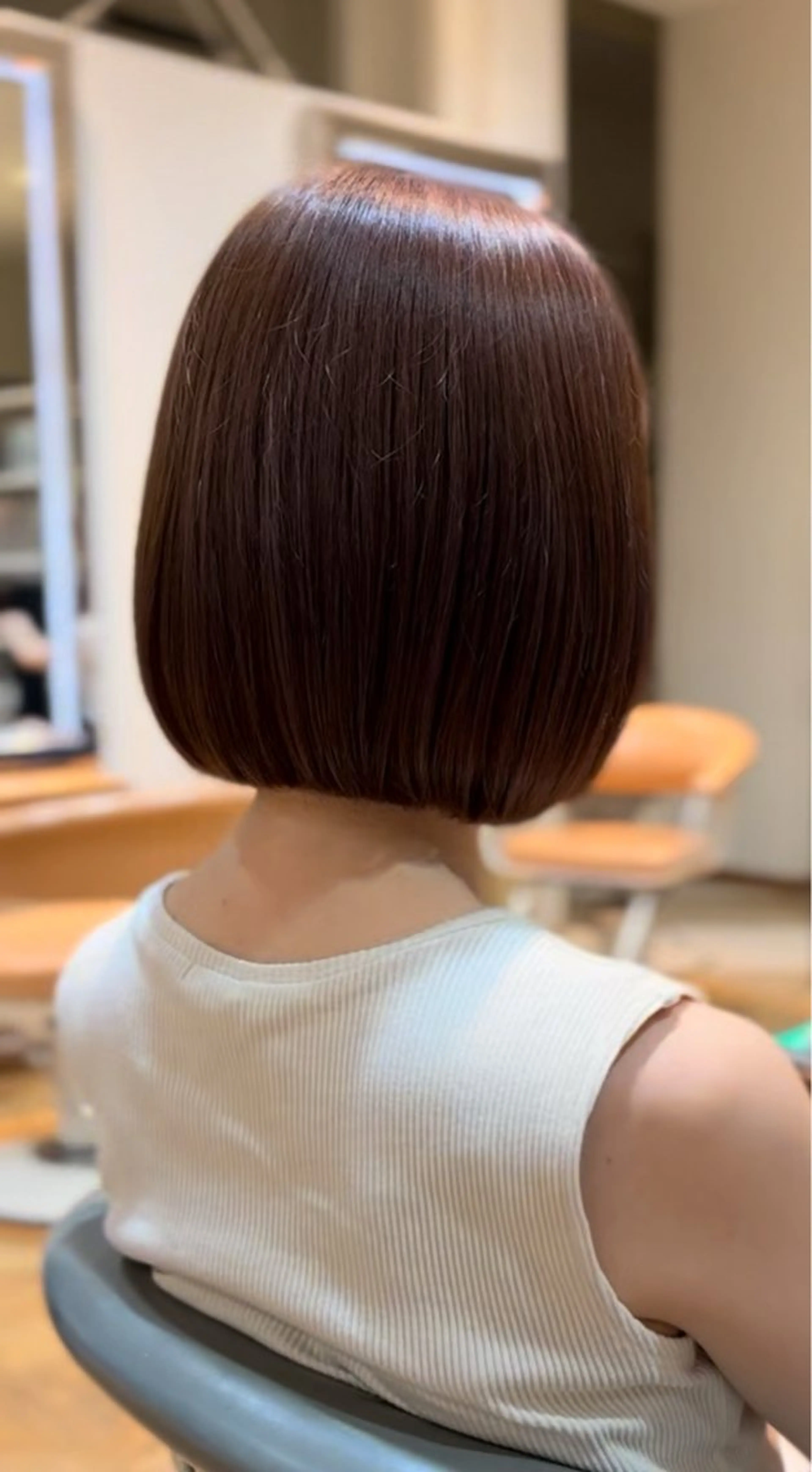 ショート ボブ ショートカット／ 明千のヘアスタイル