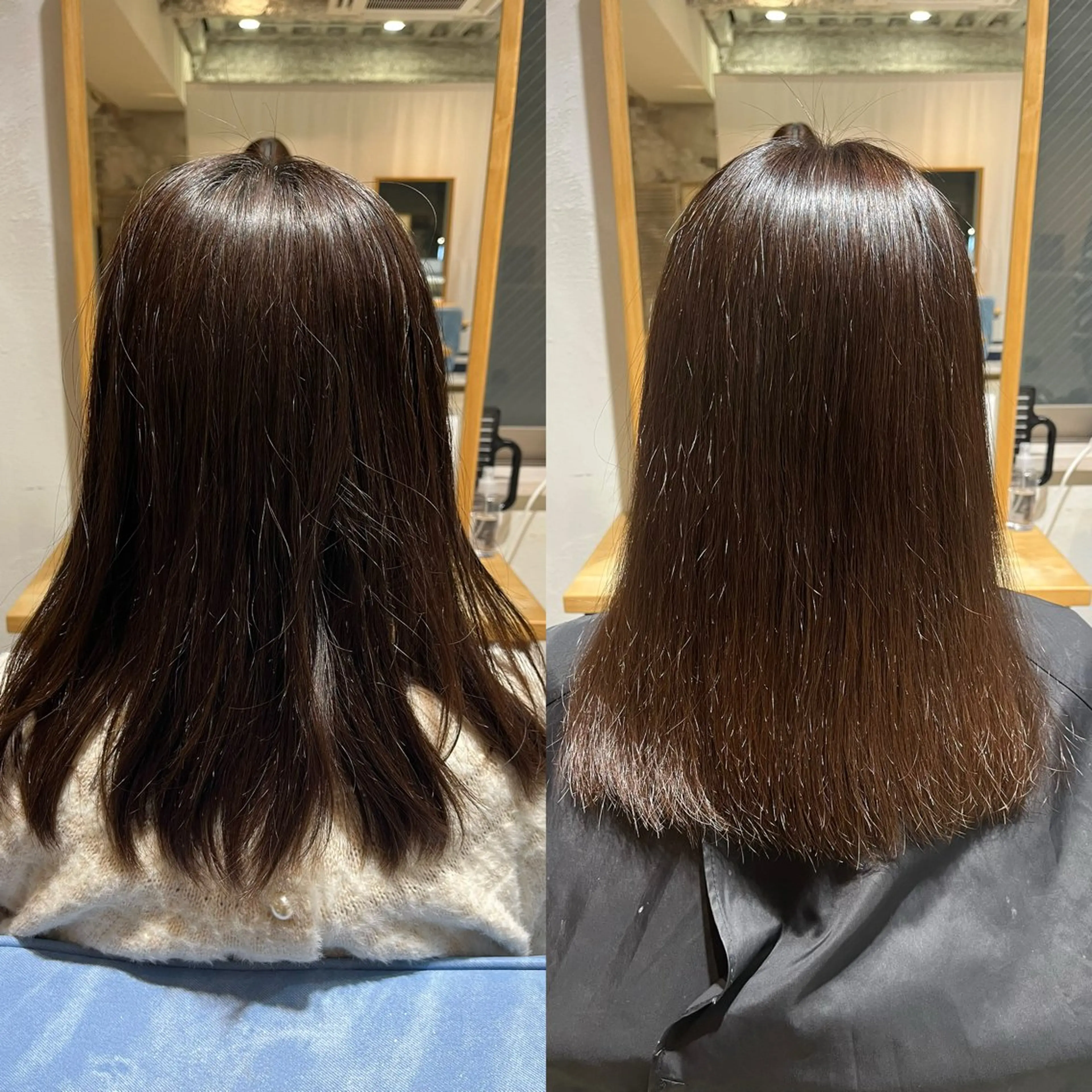 セミロング カラー オアシスガーデン上野店所属・山内 瞳のヘアスタイル