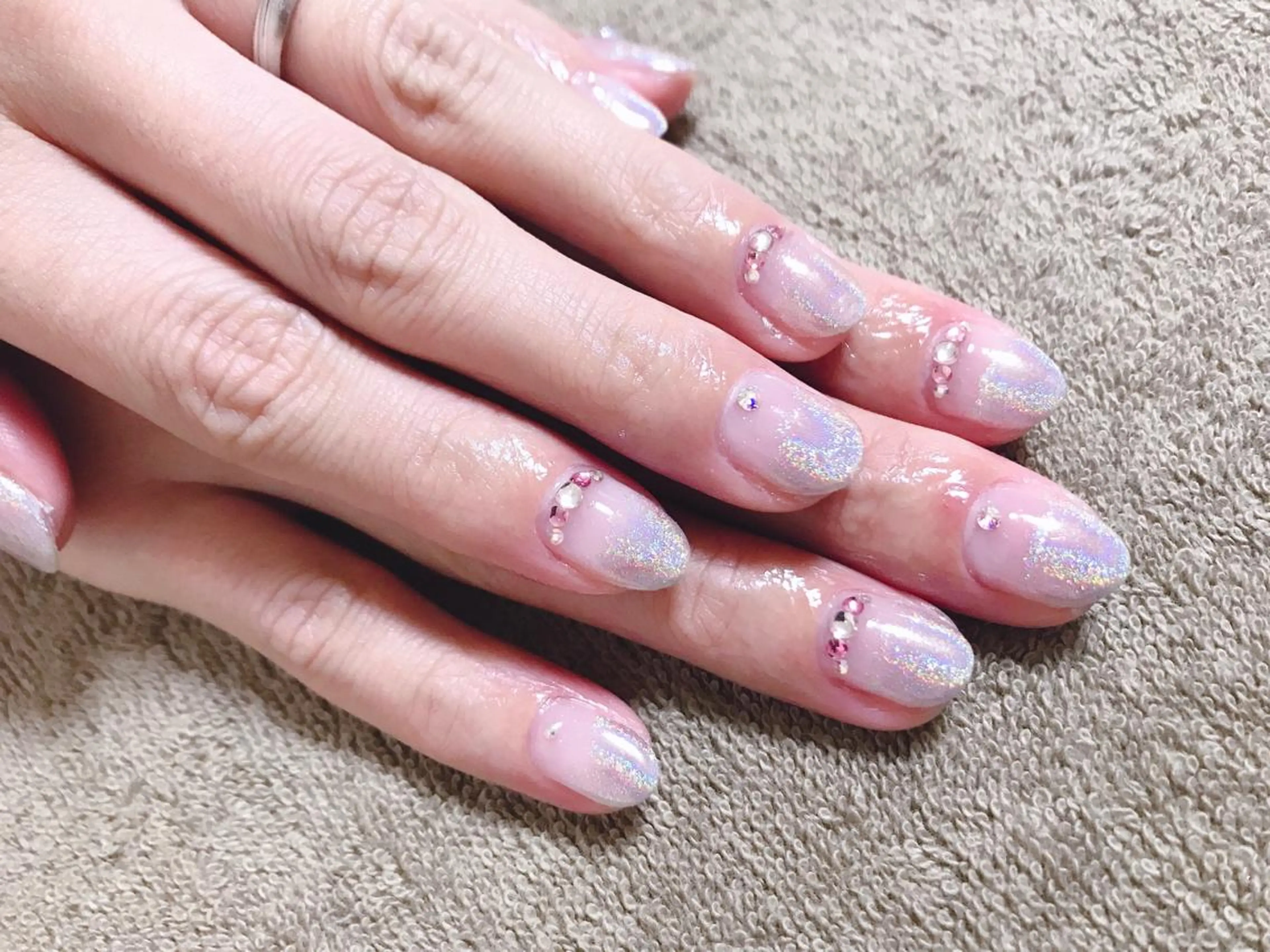 ネイル ミラーネイル Flam Nailのネイルデザイン