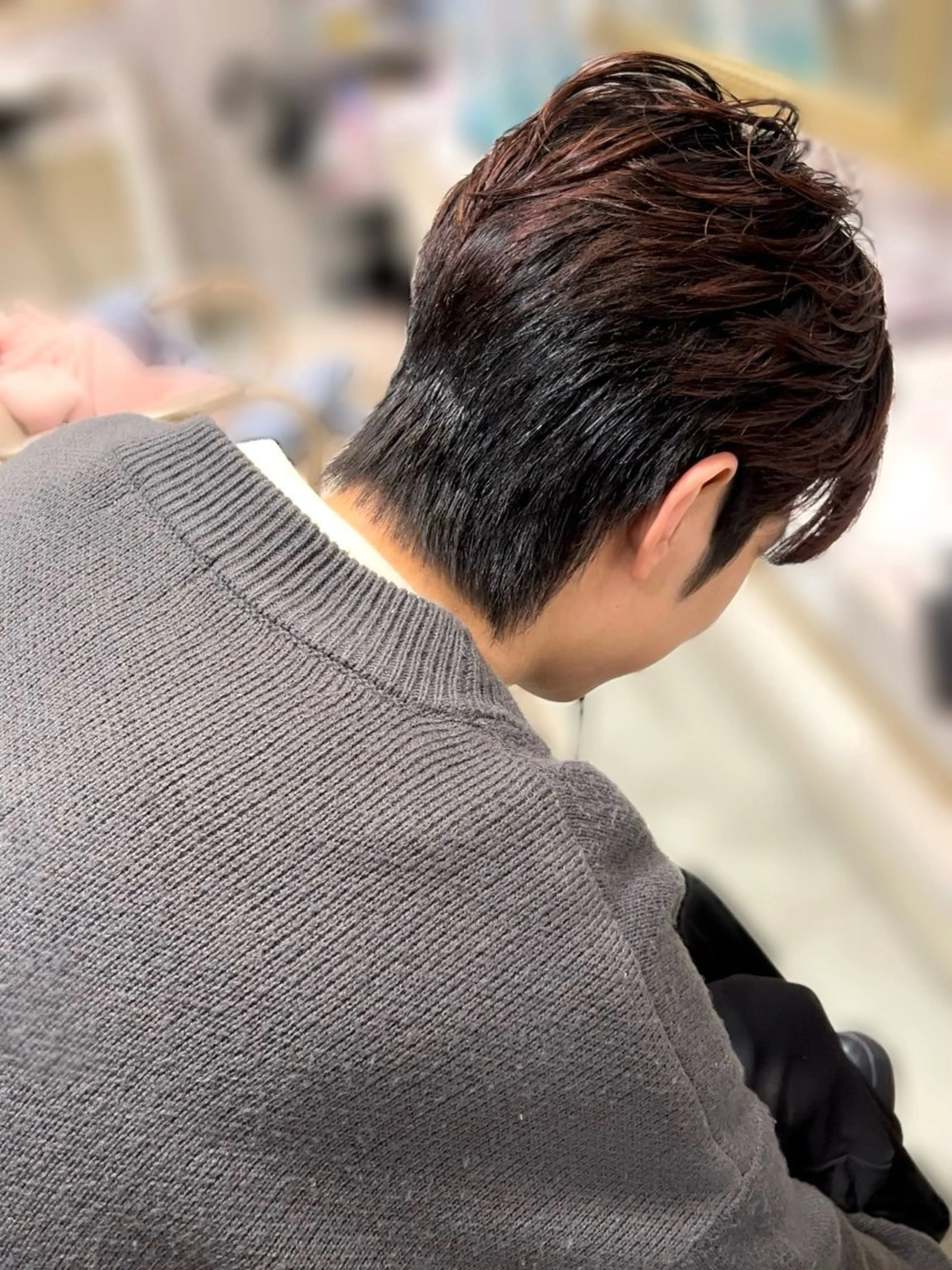 カット＋ダウンパーマの写真