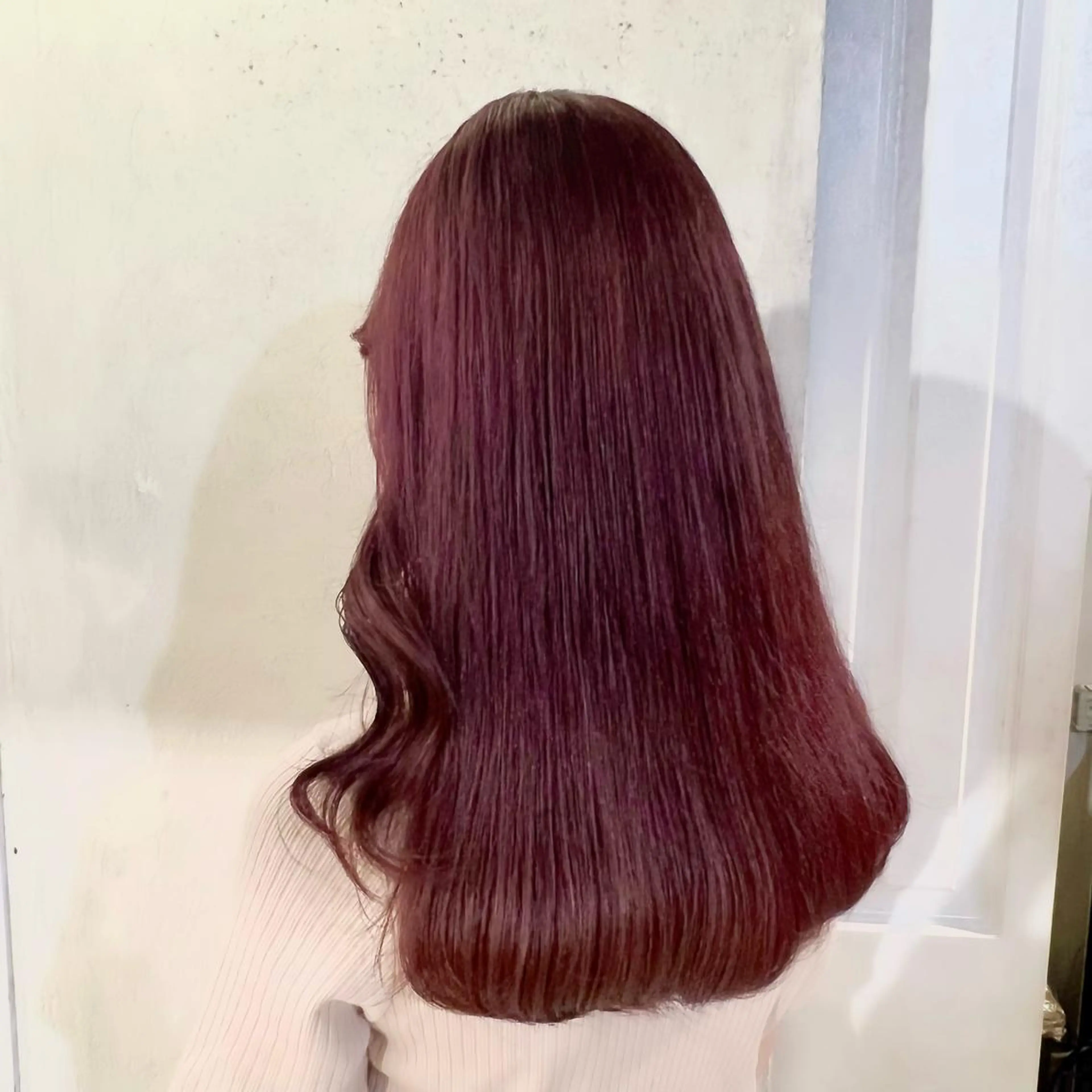 ロング カラー ピンクカラー 韓国風ヘア♥ nonoのヘアスタイル