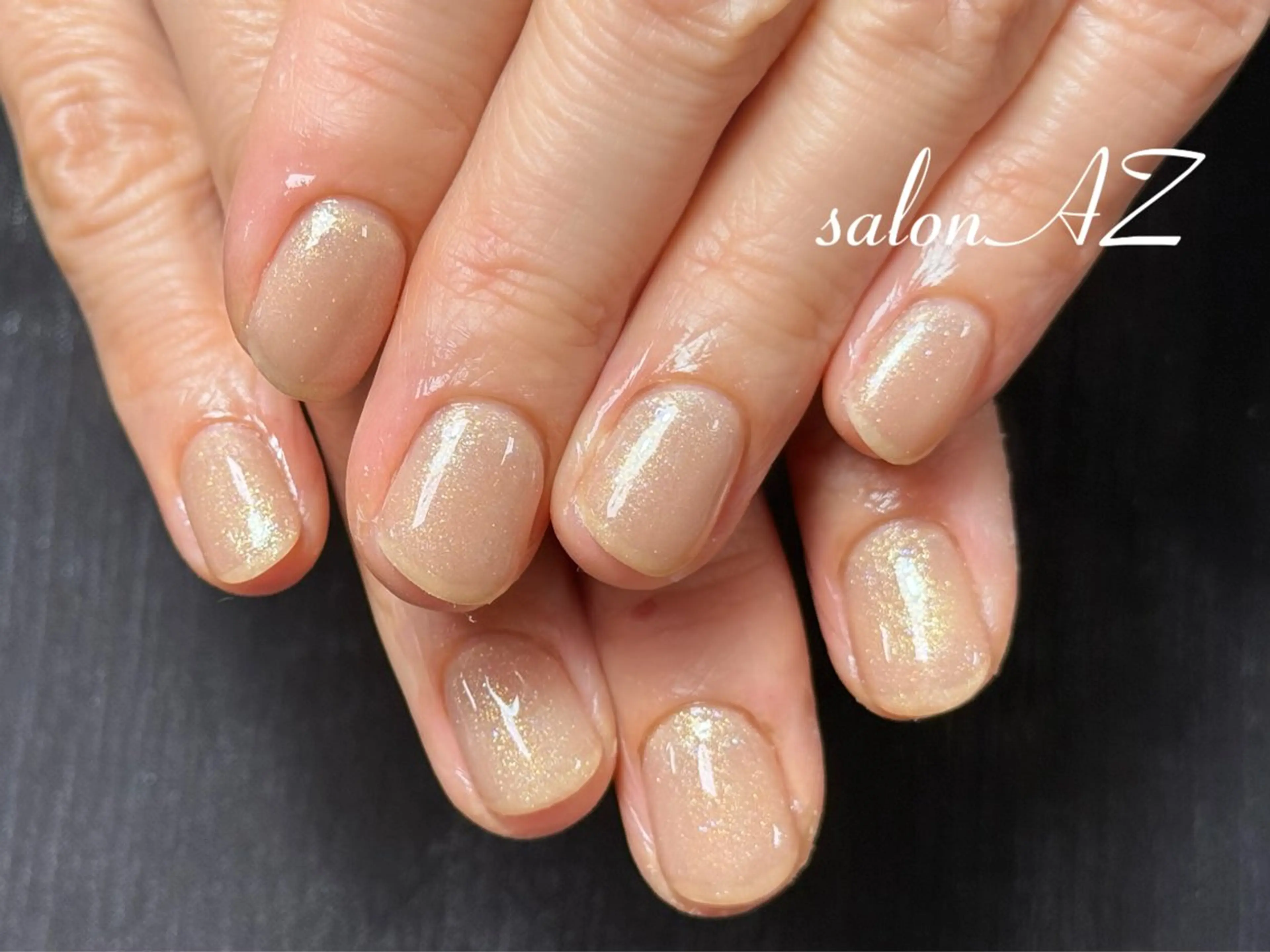 ネイル アートネイル 長さ出し フットネイル フレンチネイル ジェルネイル ハンドネイル Salon  AZ所属・salon AZ jr．ネイリストのネイルデザイン