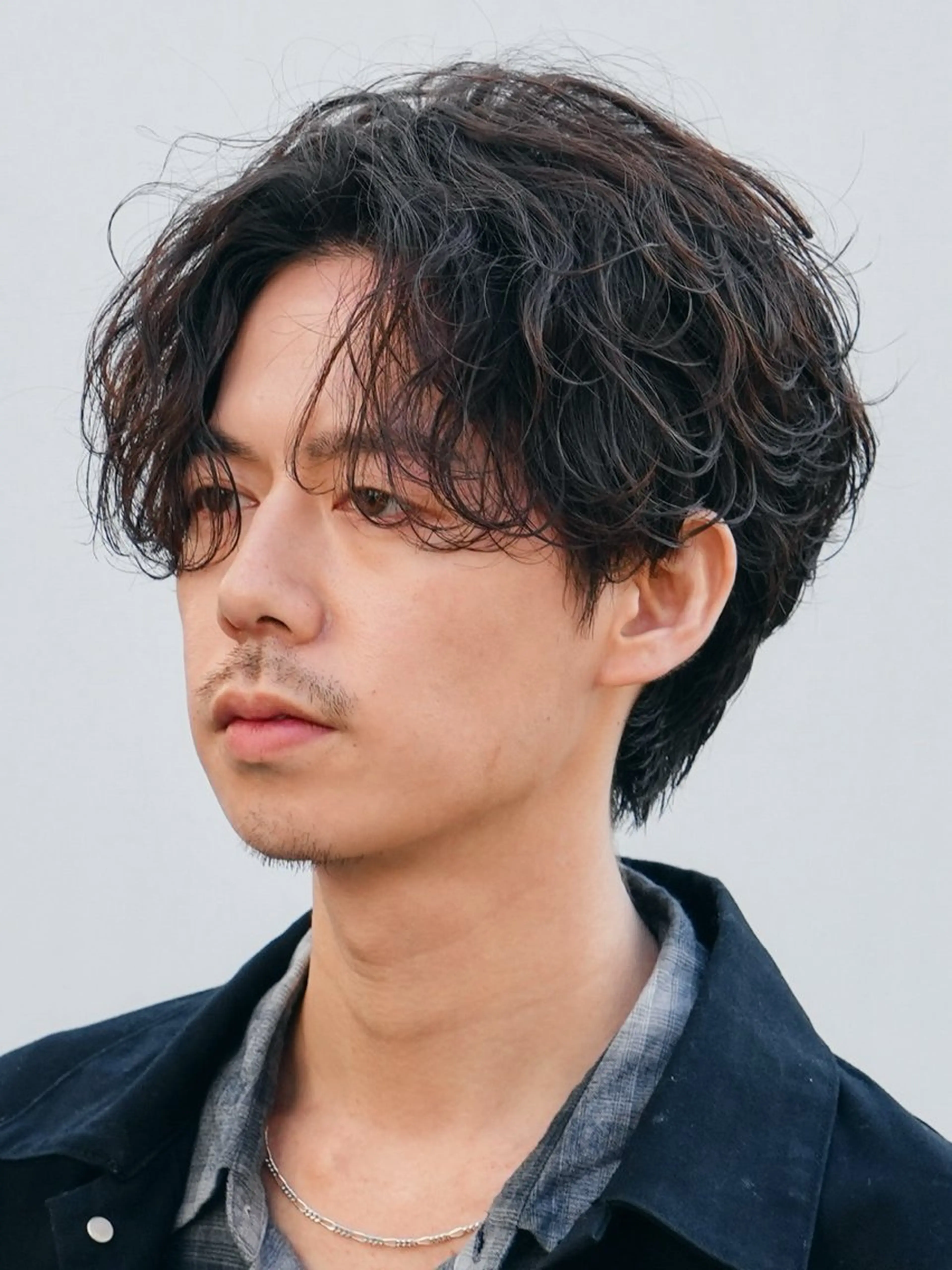 メンズ フェザーパーマ マッシュ メンズパーマ 学生（メンズ向け） メンズツイストパーマ fifth men's原宿所属・fifth/原宿/ シャドウパーマ/カズのヘアスタイル