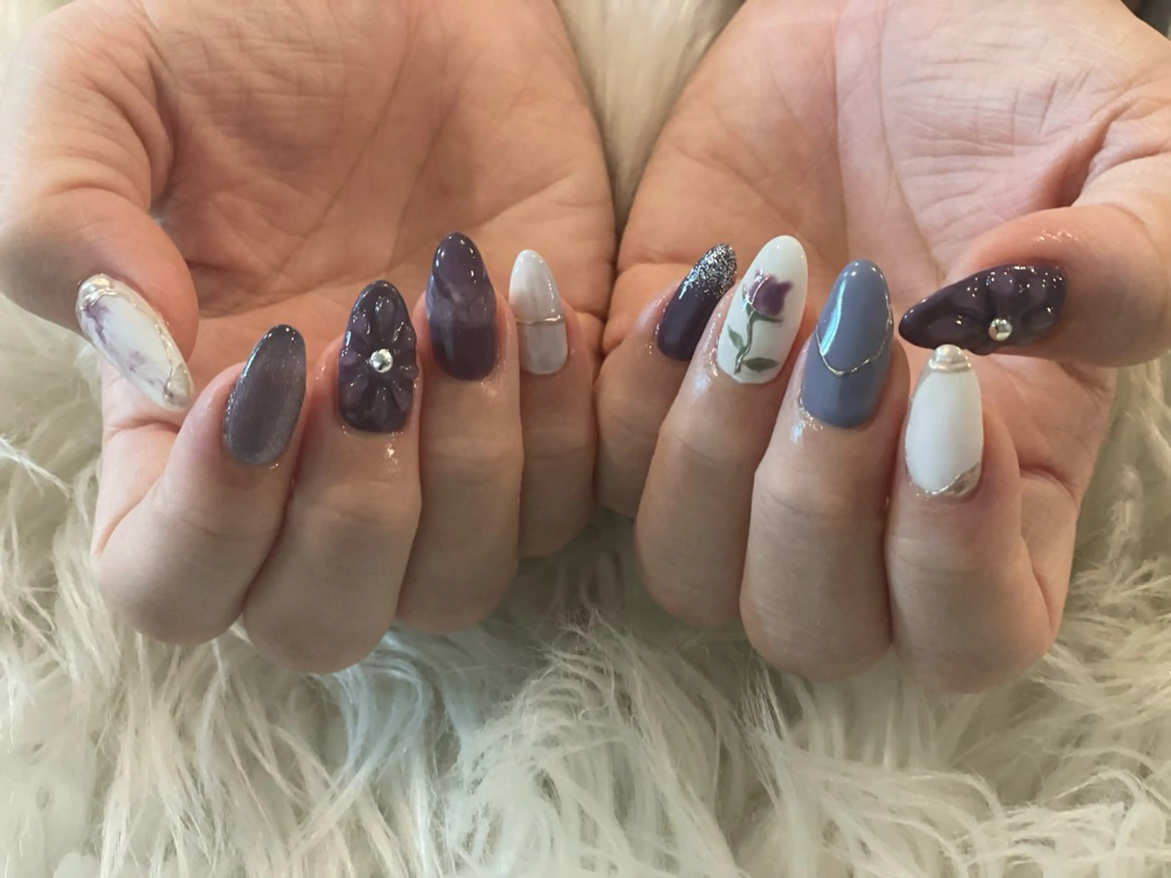 ネイル 持ち込み ハンドネイル 88-nail. AKANEのネイルデザイン