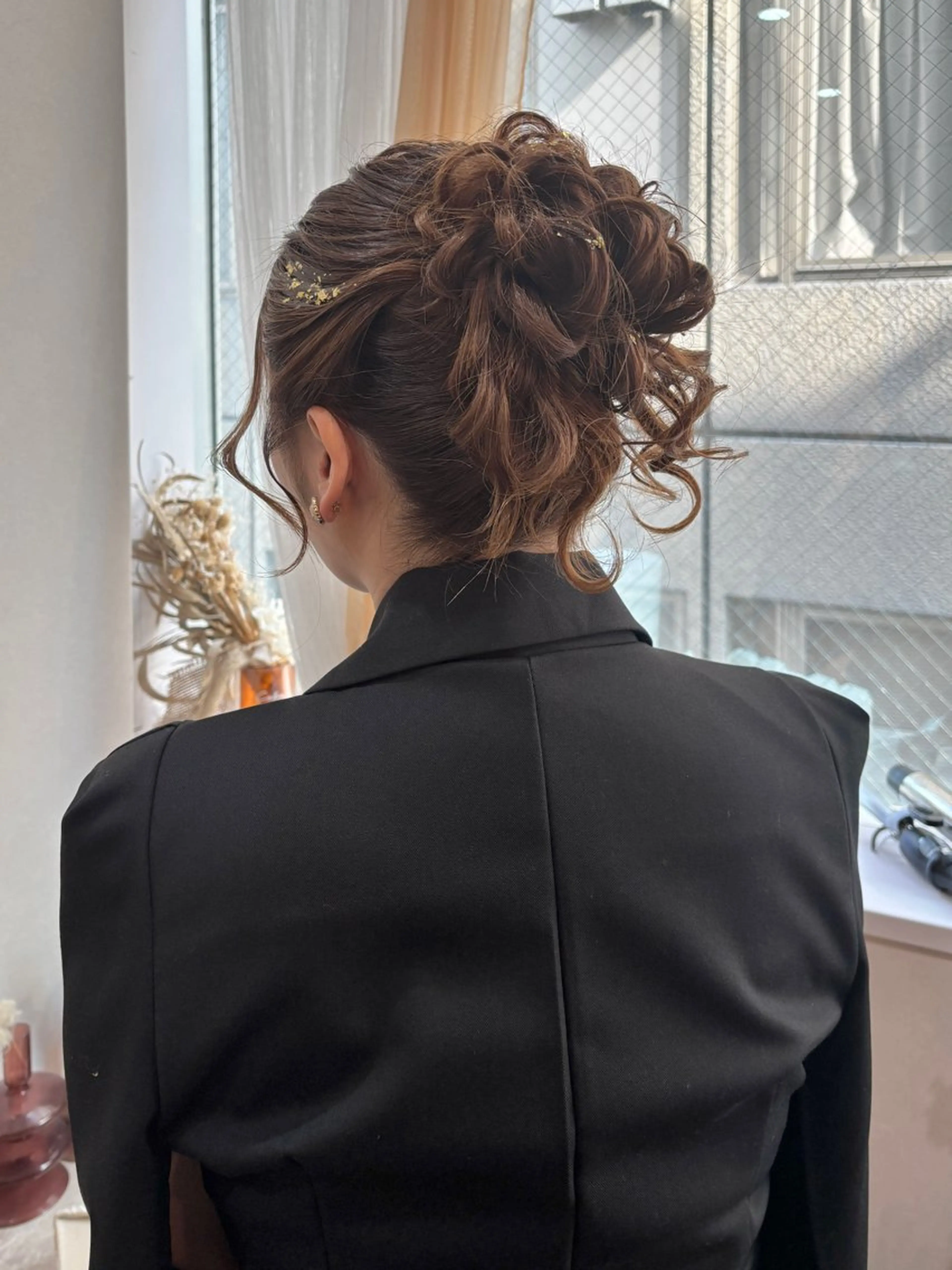 ヘアアレンジ ヘアセット Mila hinaのヘアスタイル