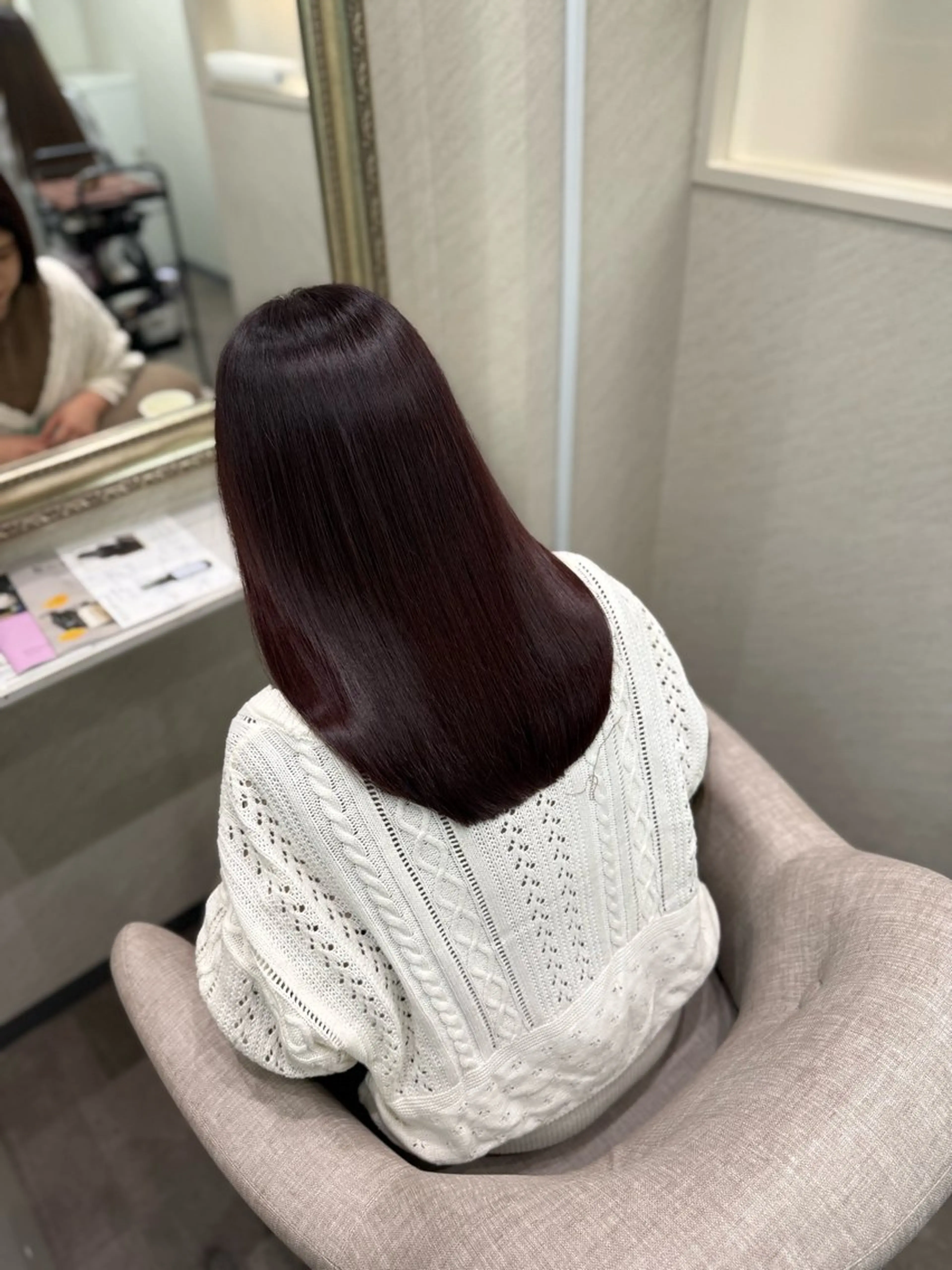 セミロング ヘアカラー トリートメント 髪質改善/縮毛矯正 アンナ🍊のヘアスタイル