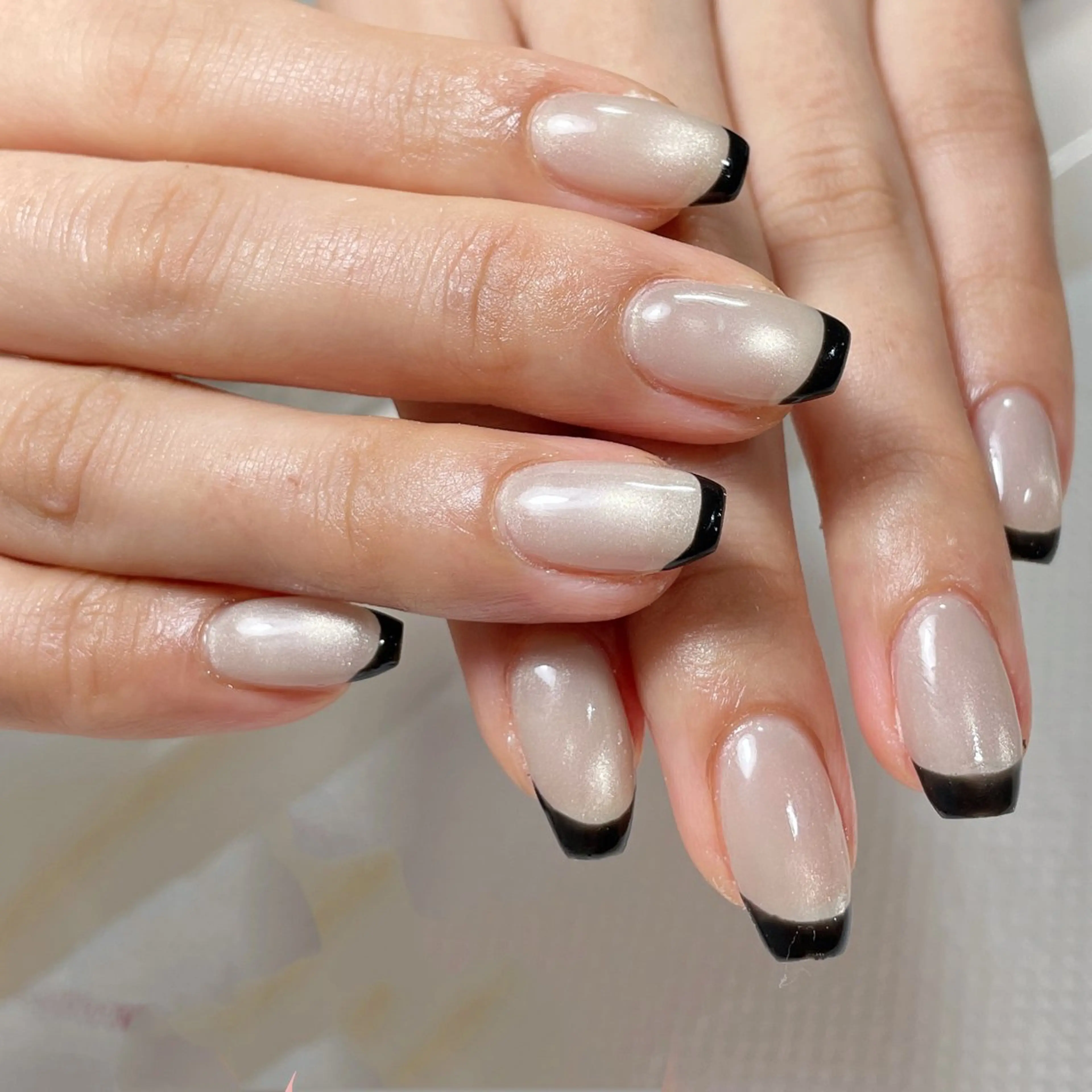 ネイル アートネイル フレンチネイル ジェルネイル グラデーション 韓国ネイル ハンドネイル 久保田 マリコのネイルデザイン