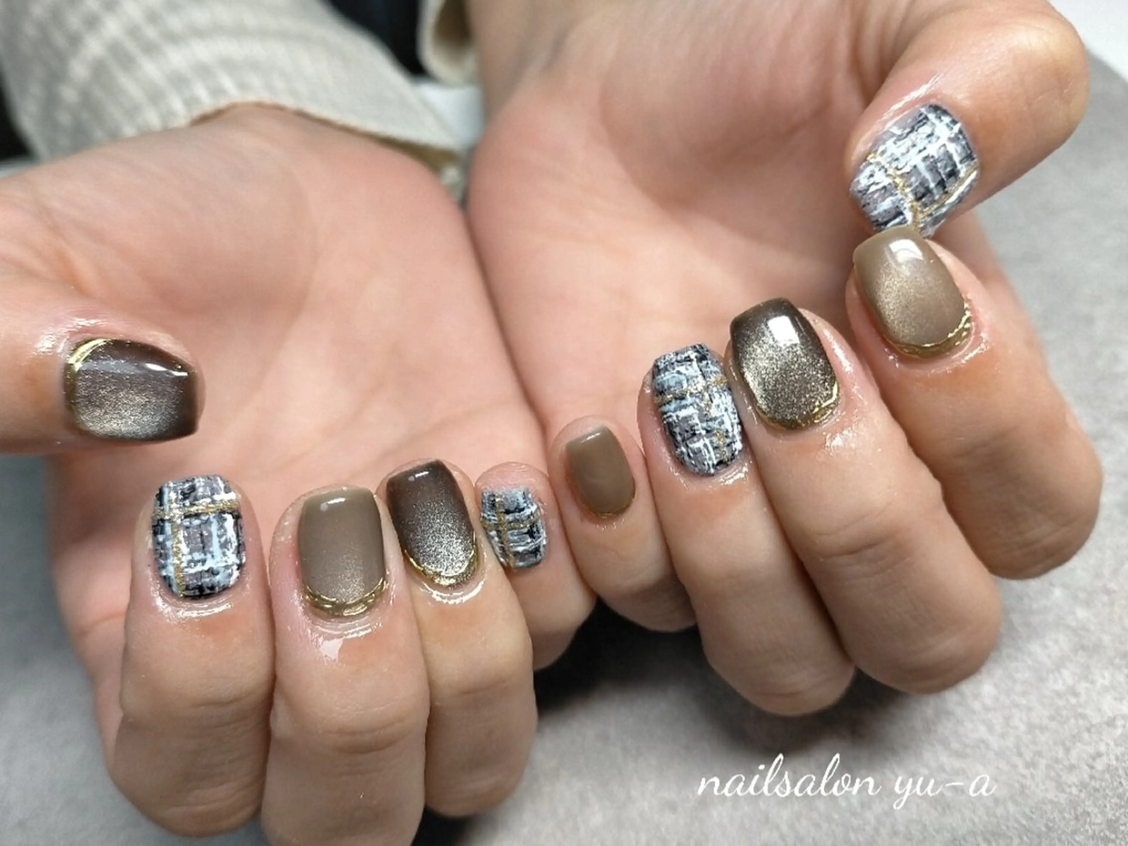 ネイル ネイル＆ホワイトニング   Yu-a所属・yu-a  スカルプ ネイルakiのネイルデザイン