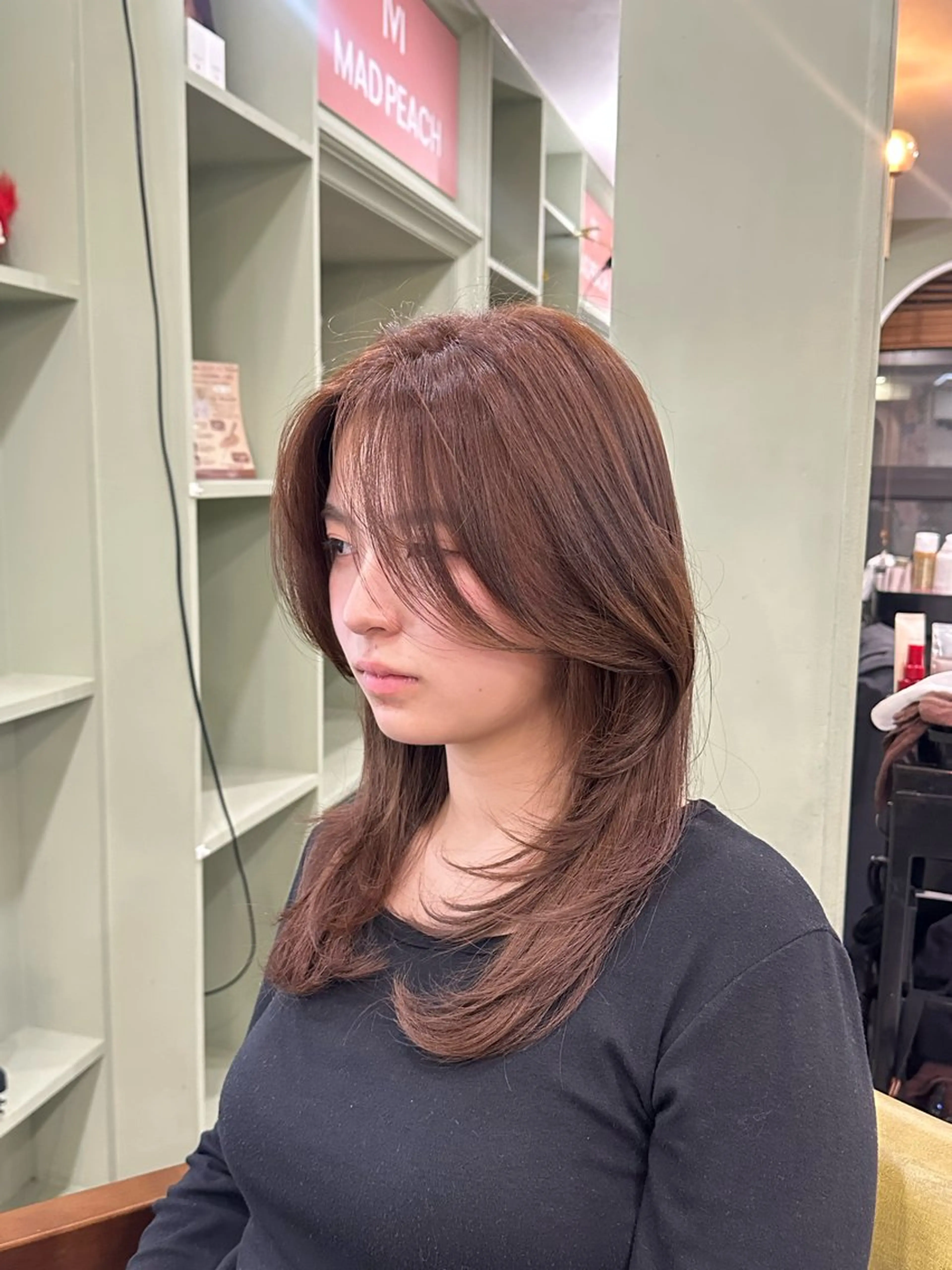 カラー ヘアカラー G.N.M TOKYO所属・Remoa / ダウンパーマ募集中のヘアスタイル