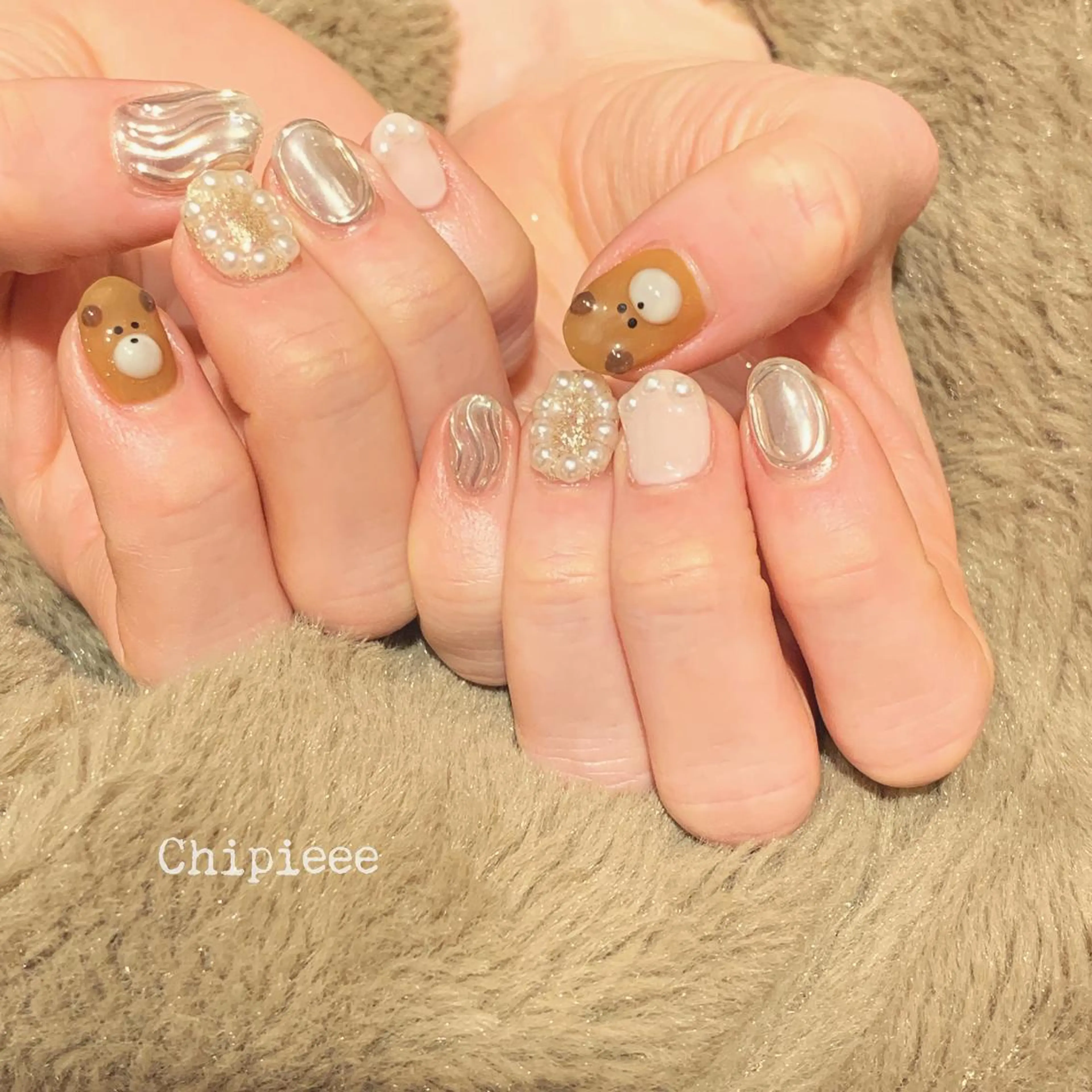 ネイル ハンドネイル revia所属・ERI Nailistのネイルデザイン