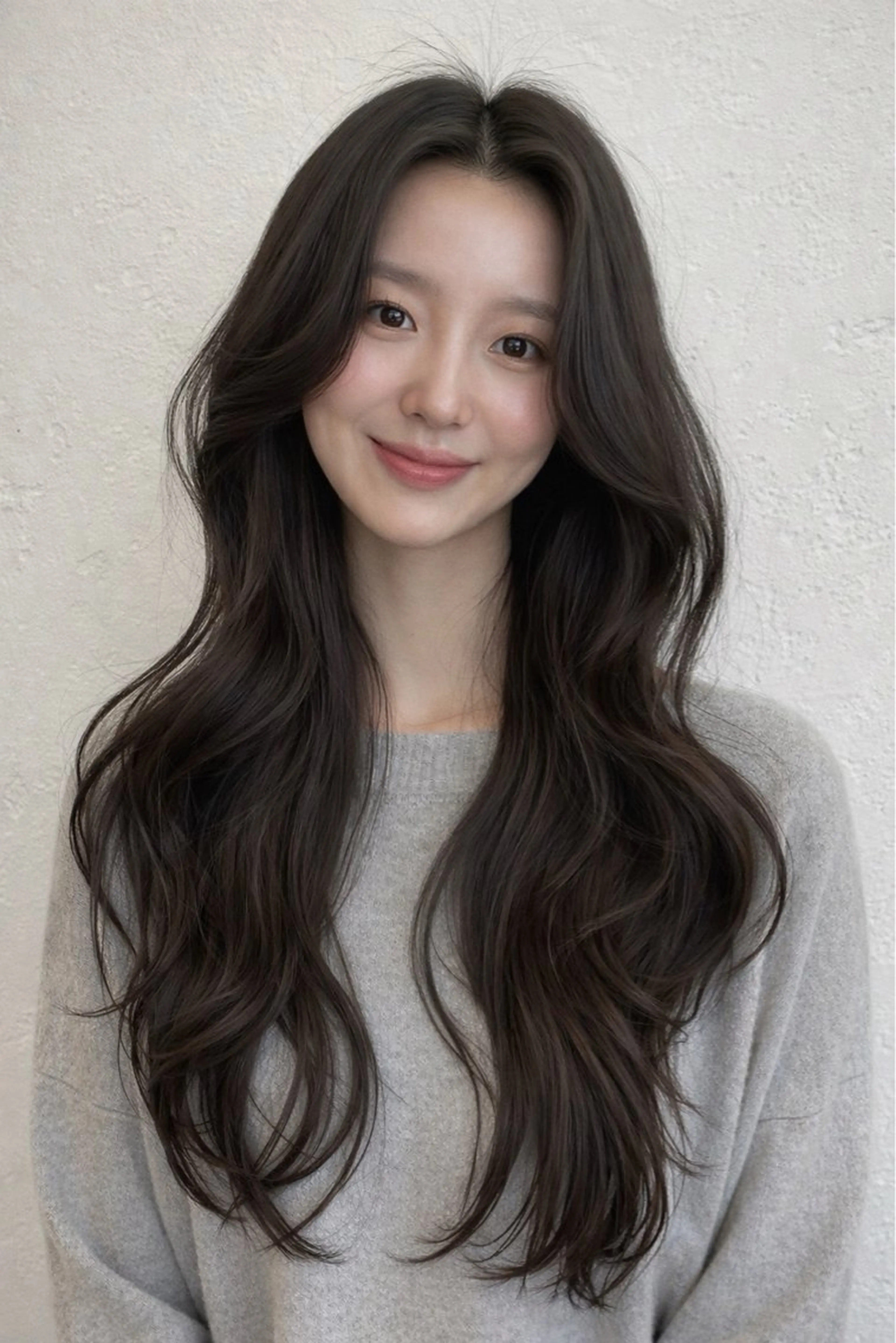 韓国式カット+縮毛矯正+無重力パーマ🇰🇷の写真