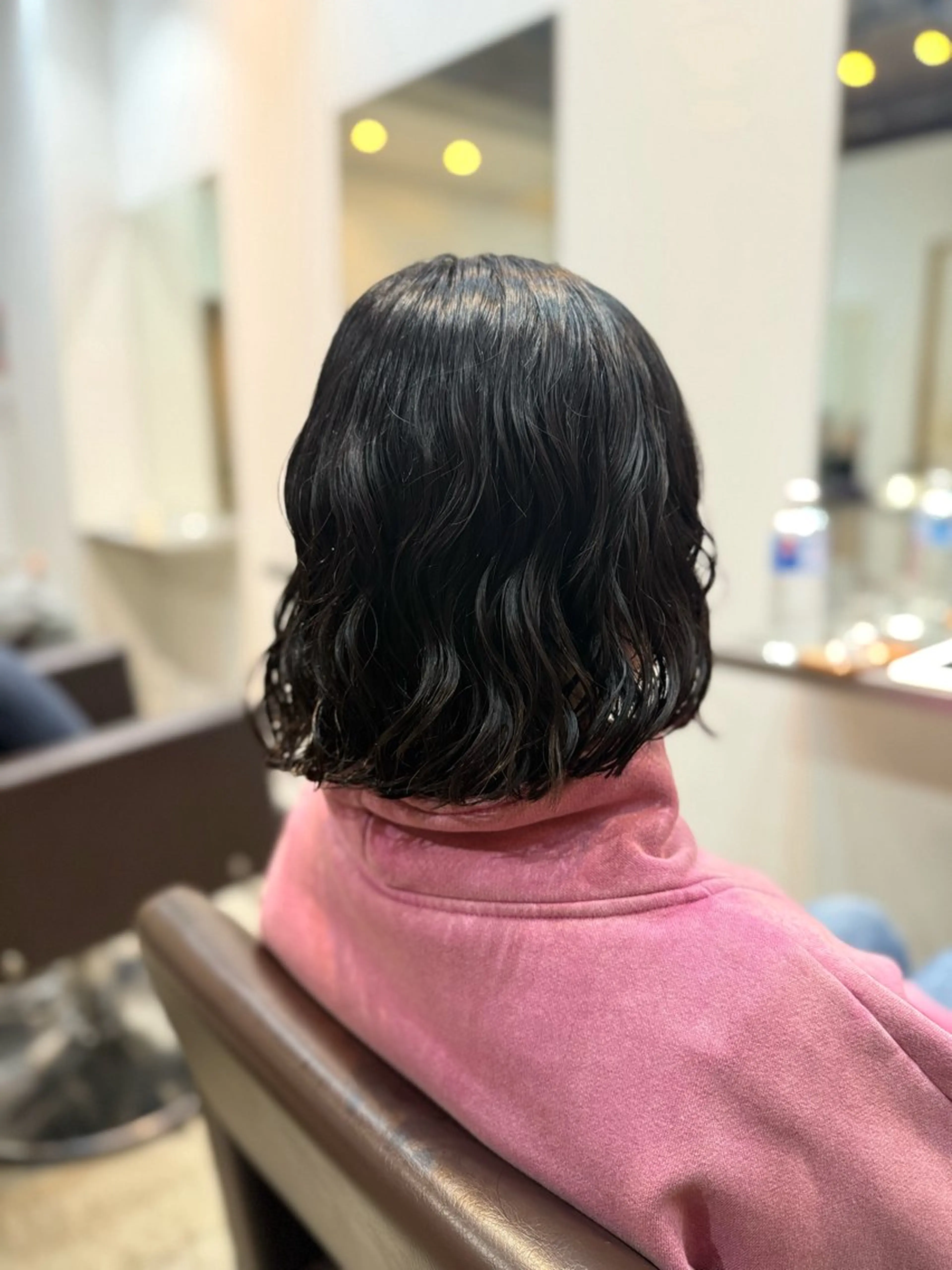 ミディアム カット パーマ デジタルパーマ/ ウェーブパーマ/神野のヘアスタイル