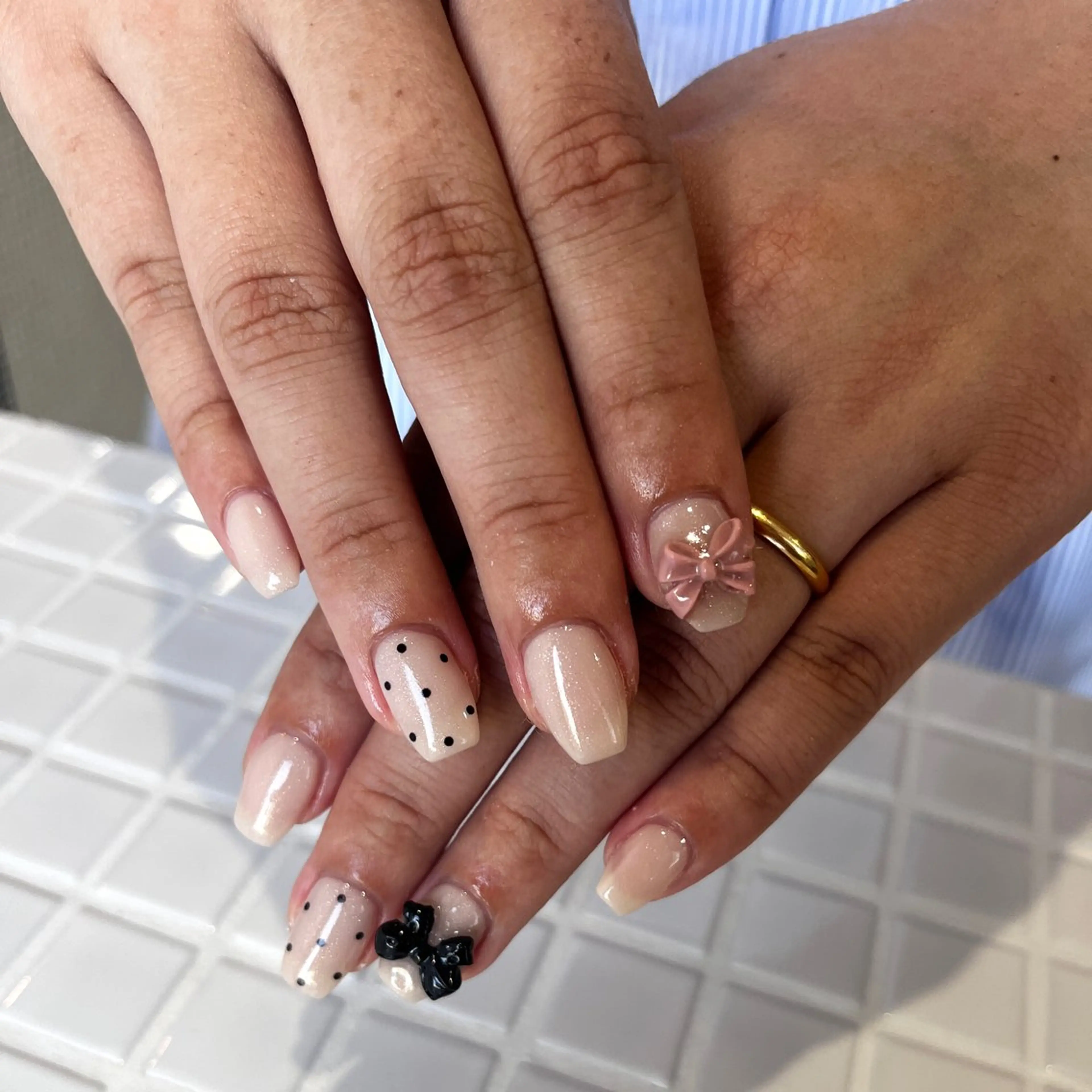 ネイル 深井 文音のネイルデザイン