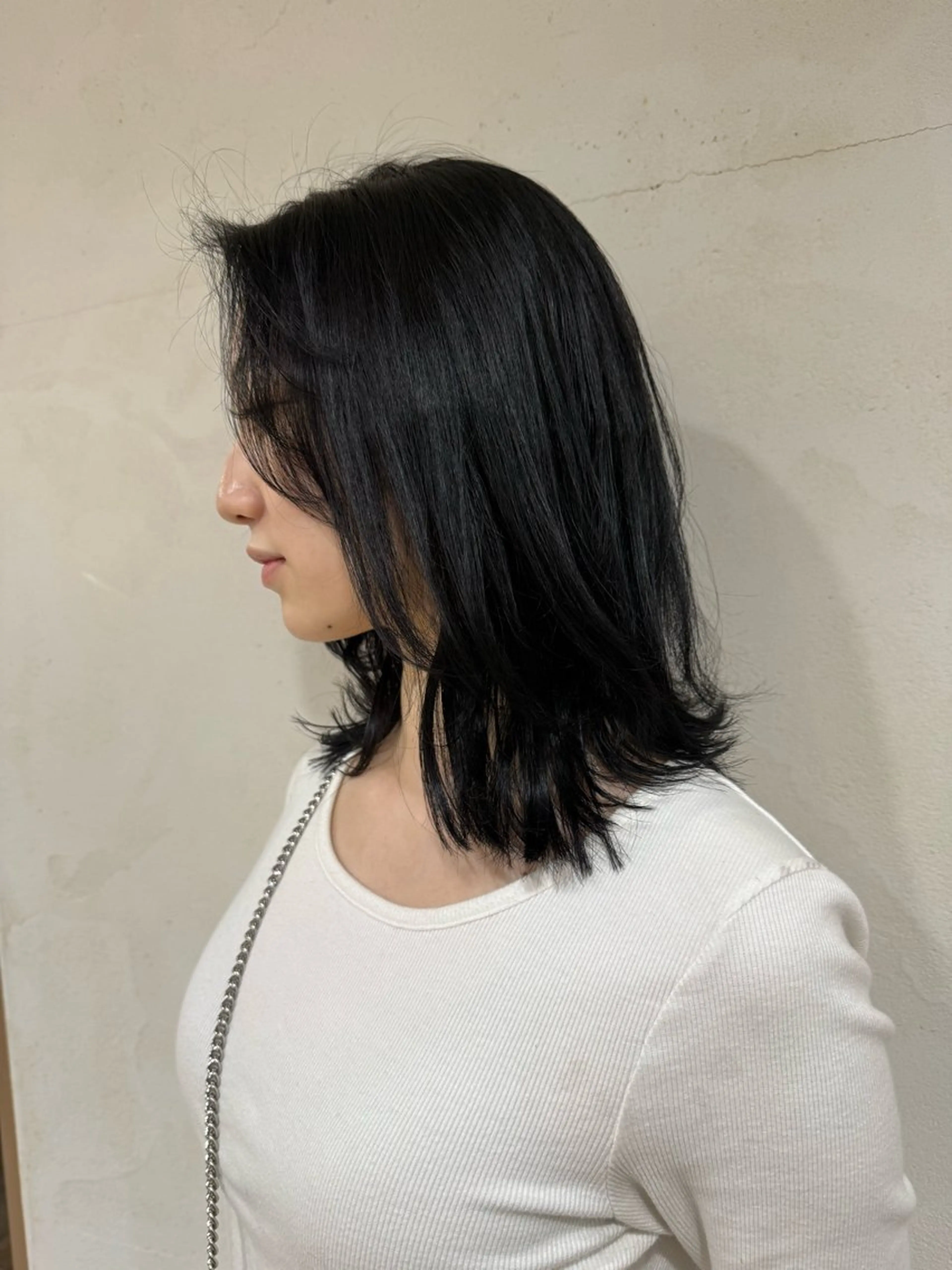 ミディアム カット ヘアカラー HAIR CALM 鹿島田店所属・✄‬齋藤 なな✄のヘアスタイル