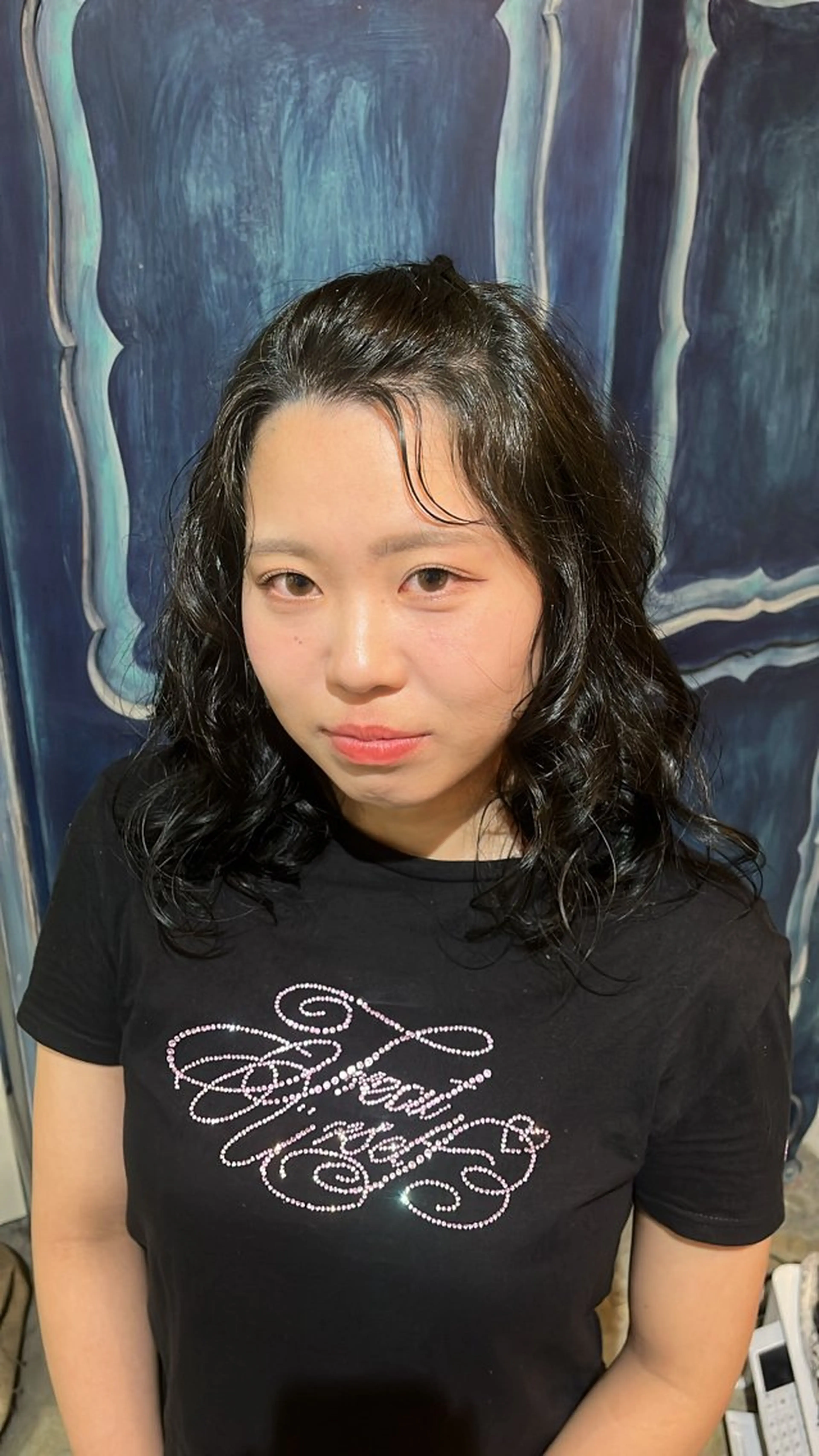 ミディアム カラー ヘアアレンジ なじませエクステ🍒 Haruka💝のヘアスタイル