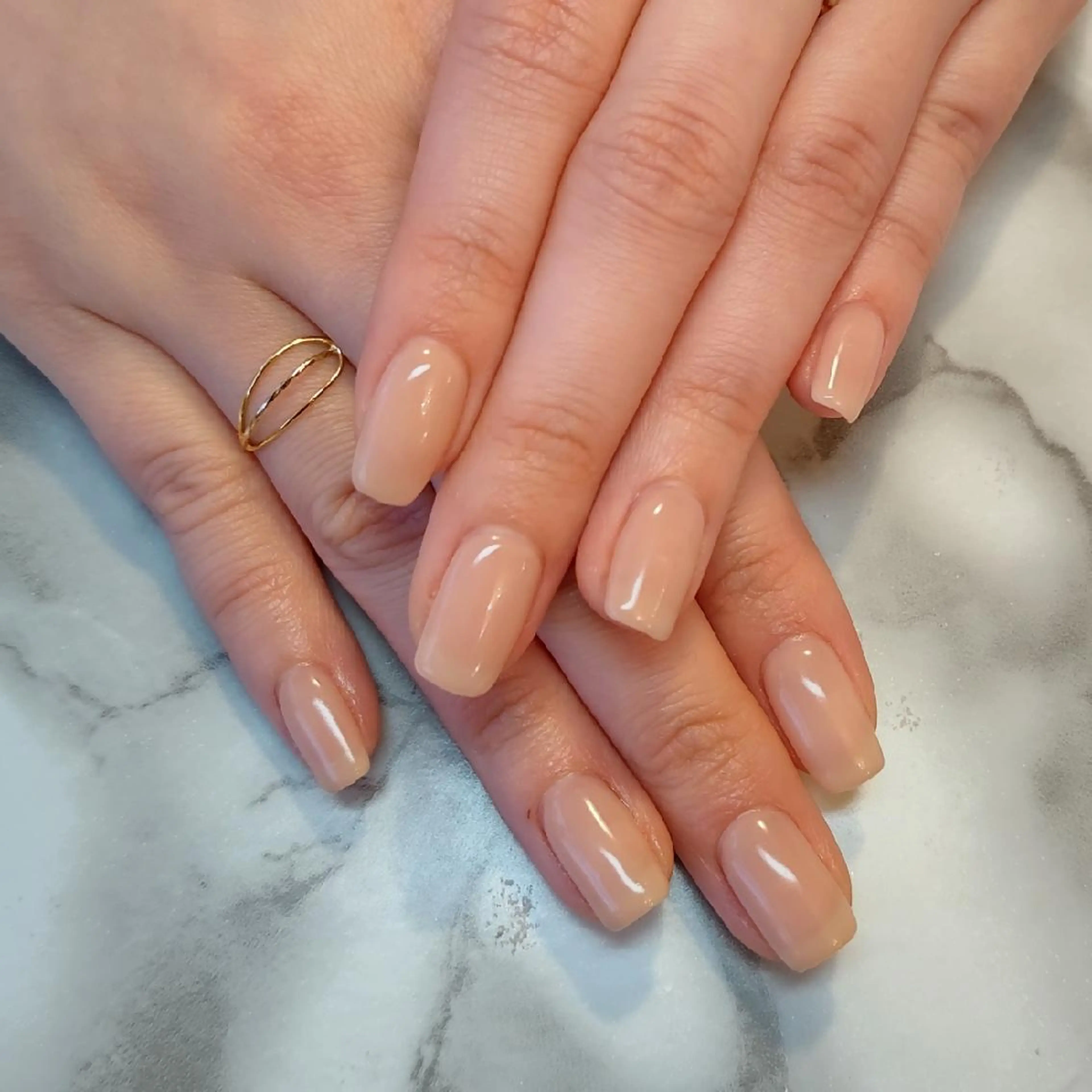 ネイル ワンカラーネイル ジェヌインネイル 河内のネイルデザイン