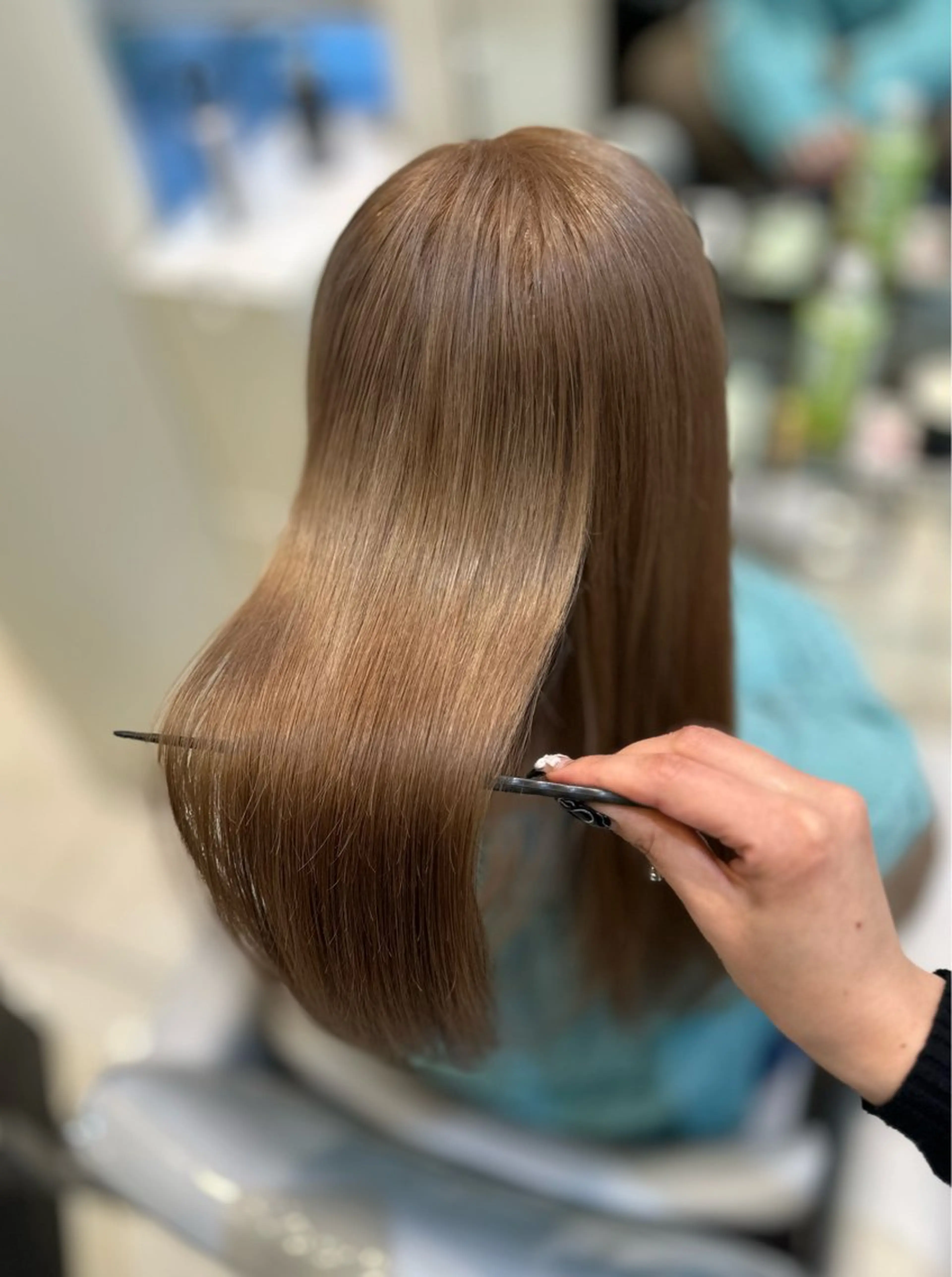 ロング カラー orgo所属・︎︎☁🧺チヒロ モデル募集🧺︎︎☁のヘアスタイル