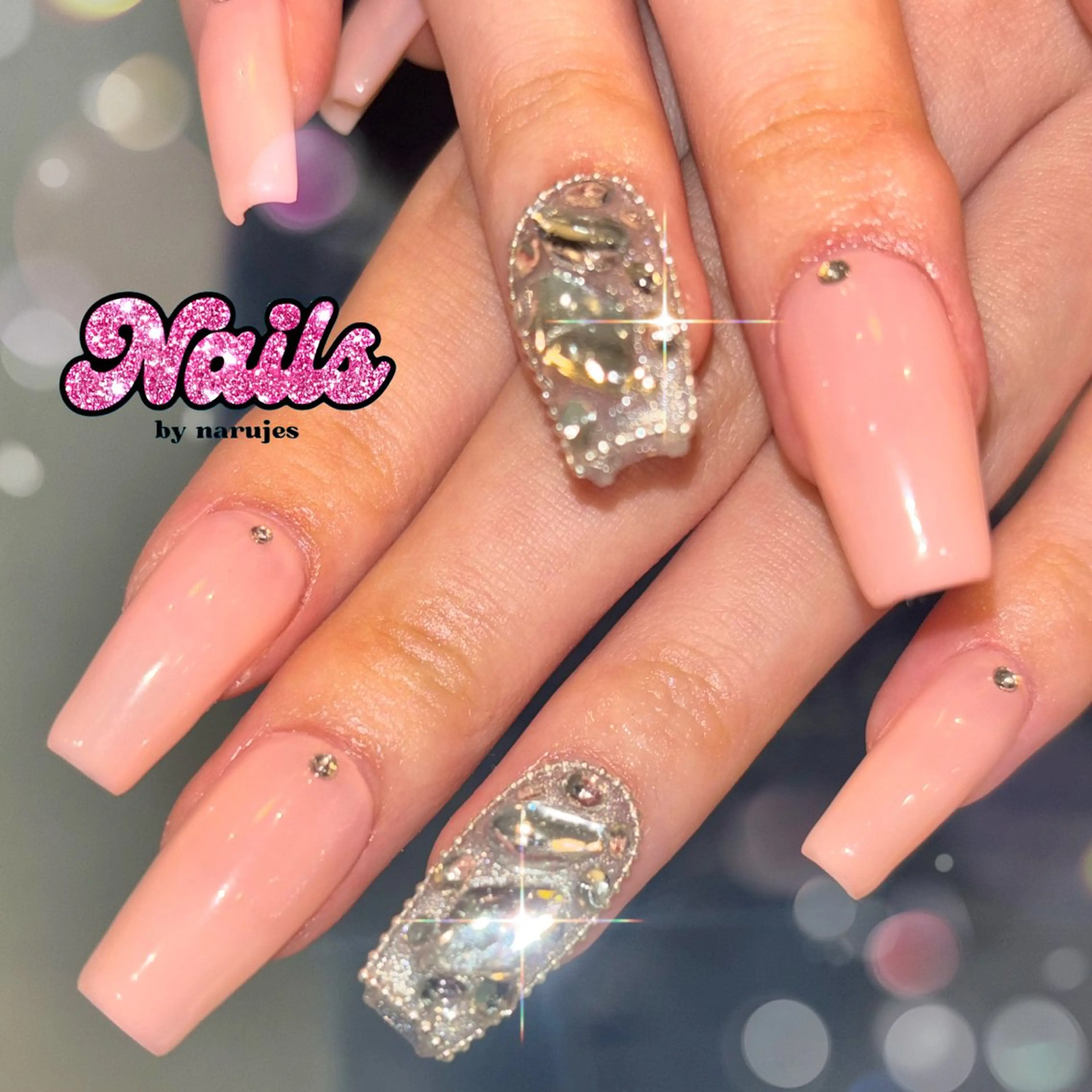 ネイル ハンドネイル ギャルネイル🧸💖 narujesのネイルデザイン