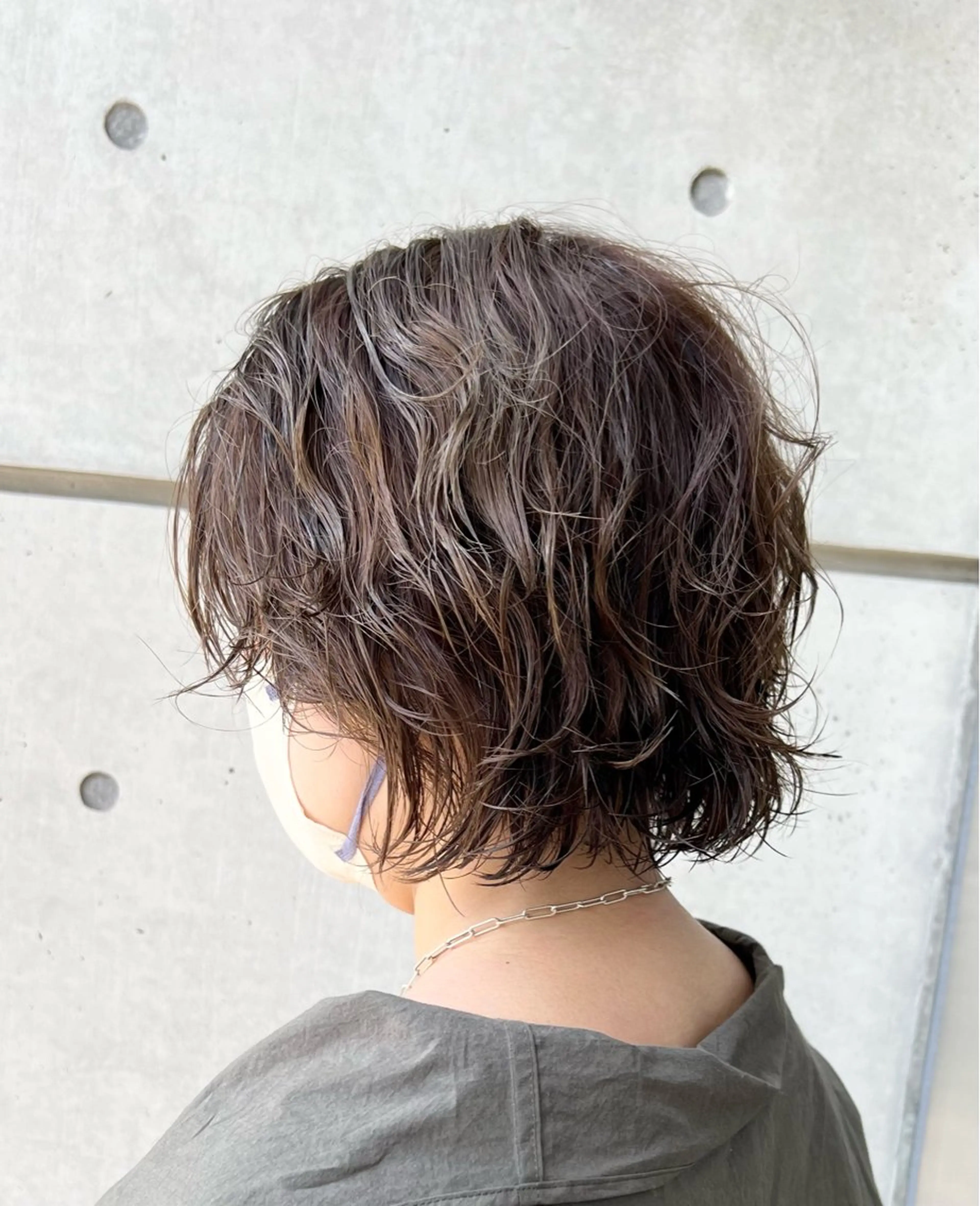 ショート カラー カット ヘアカラー トリートメント IKU ミニボブ名古屋のヘアスタイル
