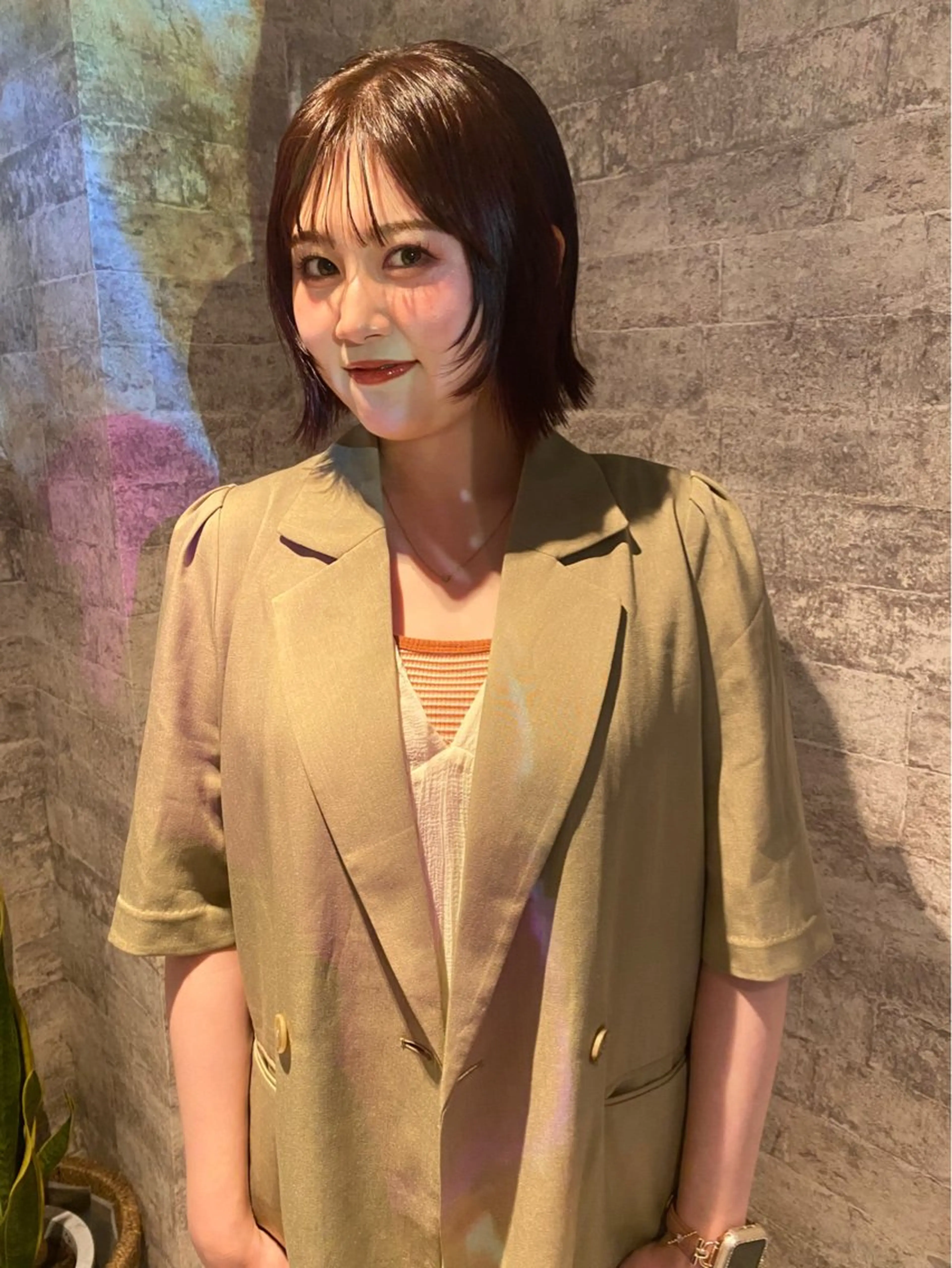 ショート カラー パーマ カット ヘアカラー 縮毛矯正 トリートメント mai / linoah˚✧のヘアスタイル