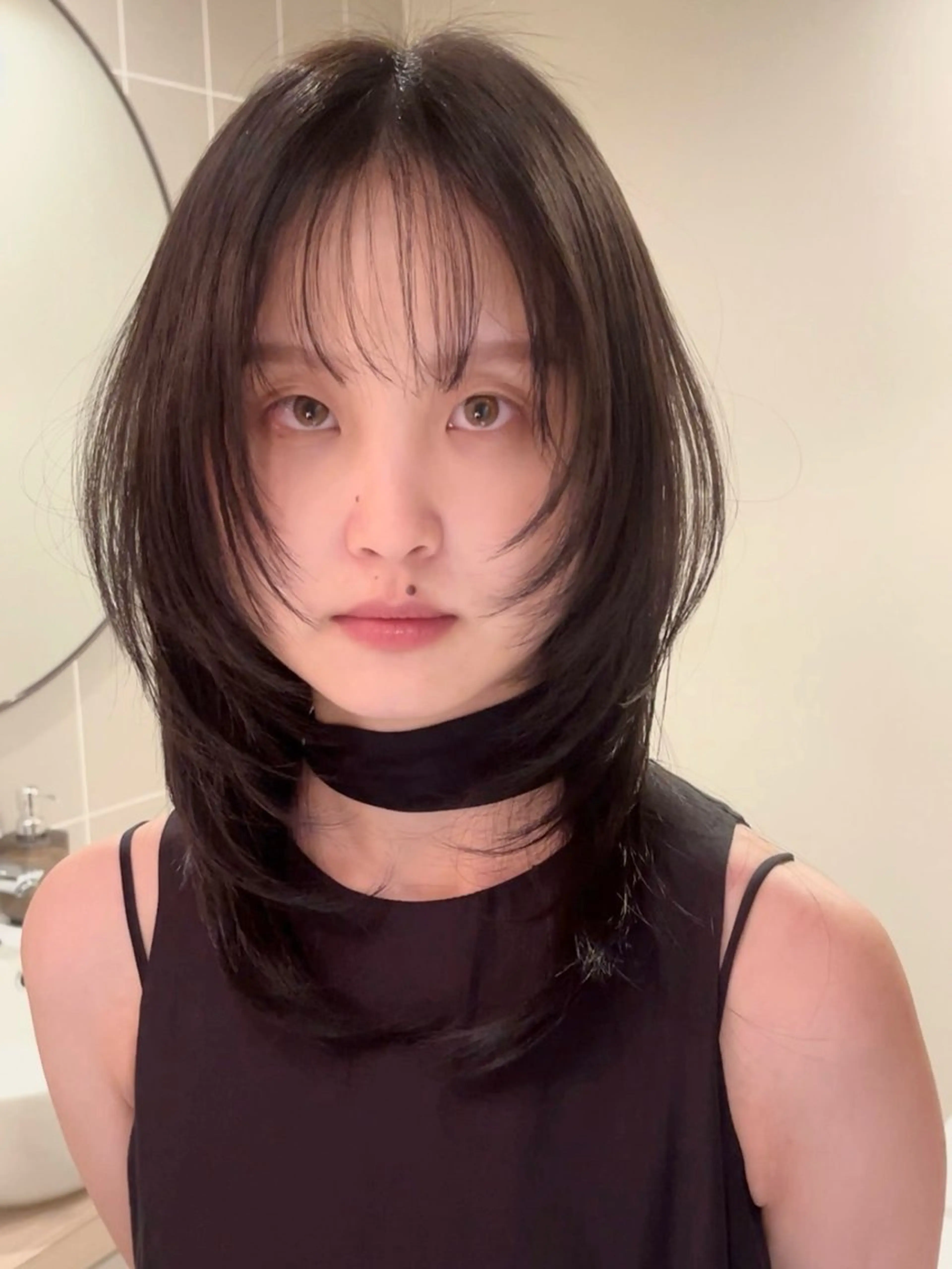 ミディアム -さたけ たつき-のヘアスタイル