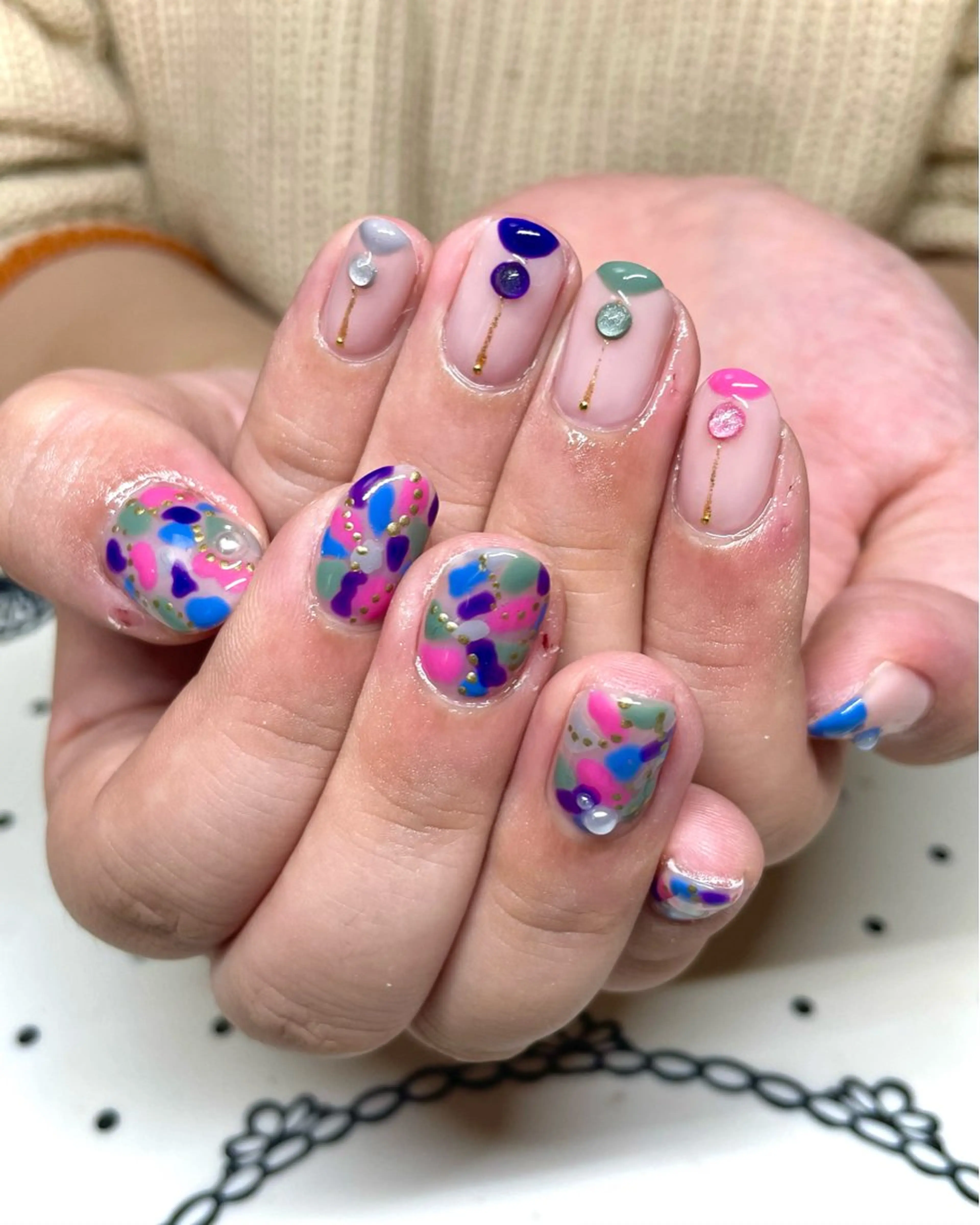 ネイル ハンドネイル nailsalon sugarr所属・nailist cocoのネイルデザイン