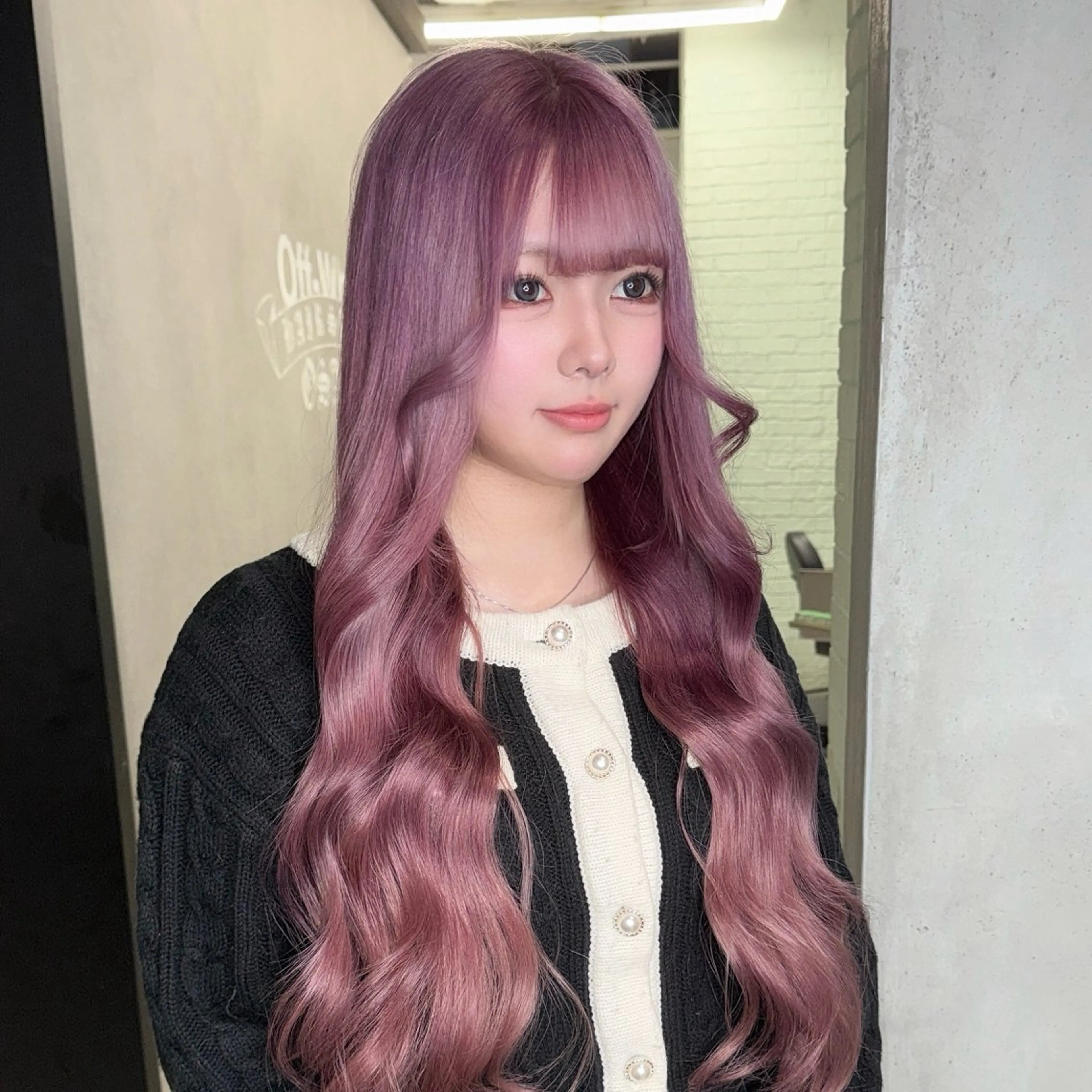 カラー ヘアカラー オフホワイト大阪店（off white）所属・LENA🎀 ハイトーン/エクステのヘアスタイル