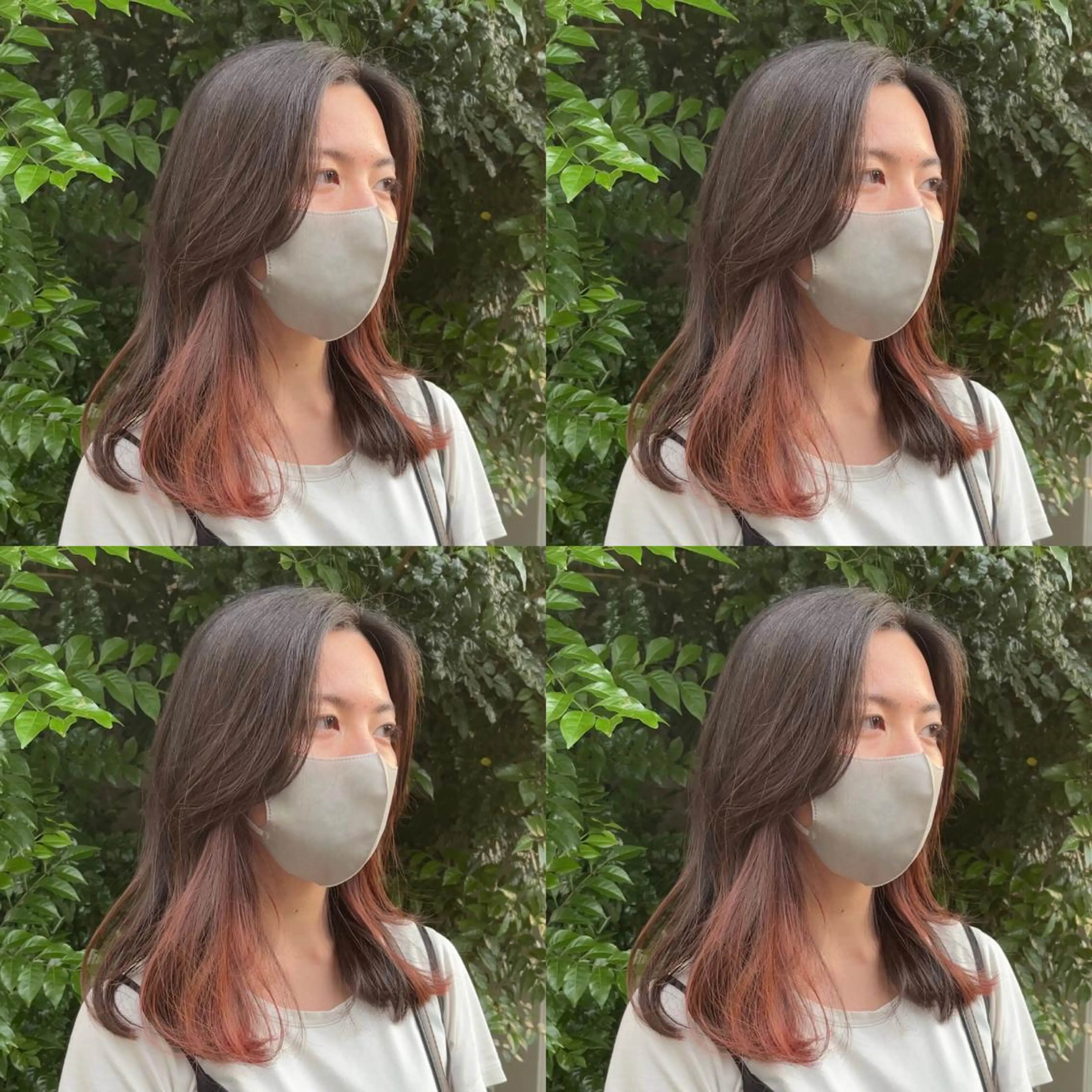 ミディアム カラー ブリーチ インナーカラー ピンクカラー カット ヘアカラー トリートメント ヘッドスパ 大人可愛い透明感🌟 小顔・韓国髪🌟野中のヘアスタイル