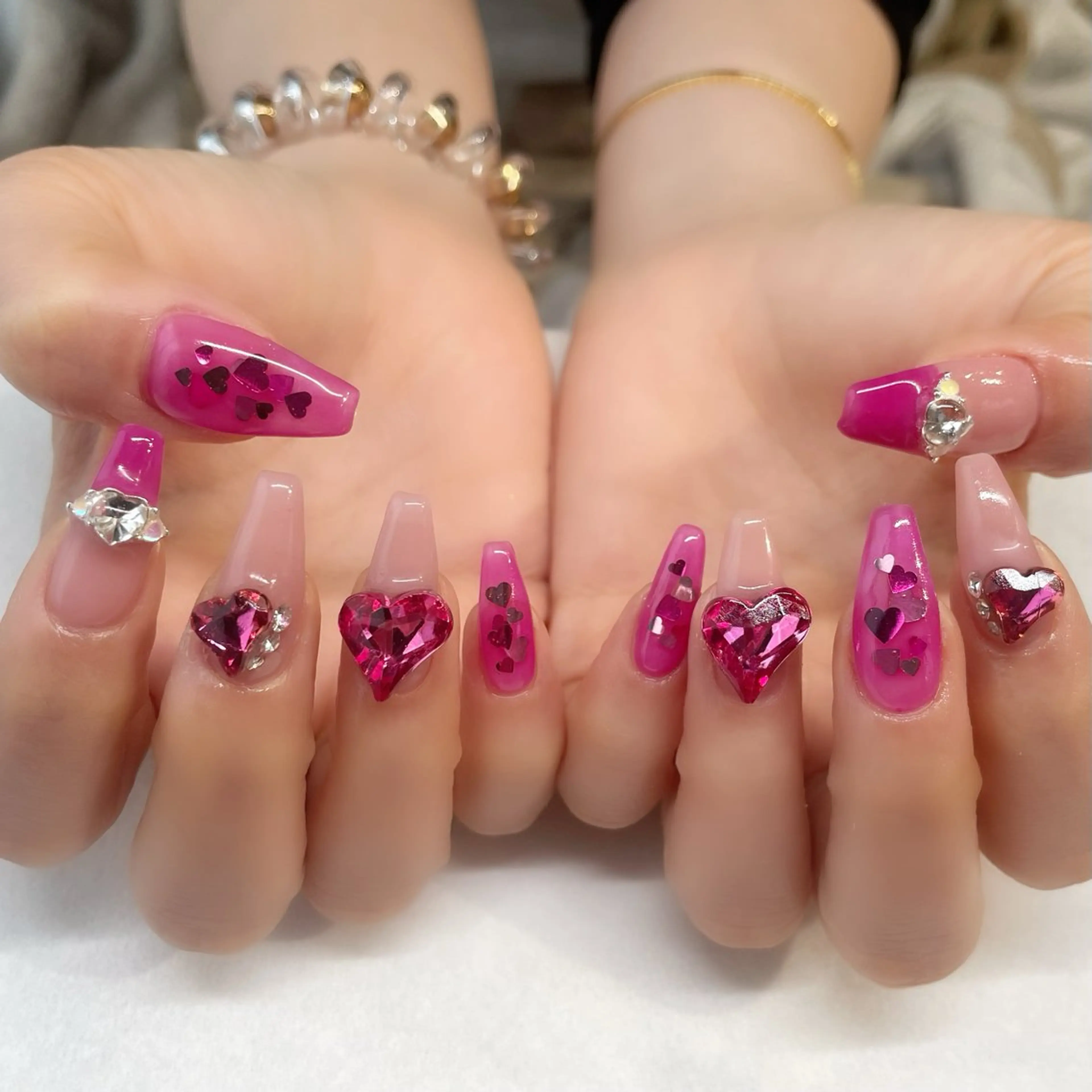 ネイル ハンドネイル 💎🐰 saki. m 🐰💎のネイルデザイン