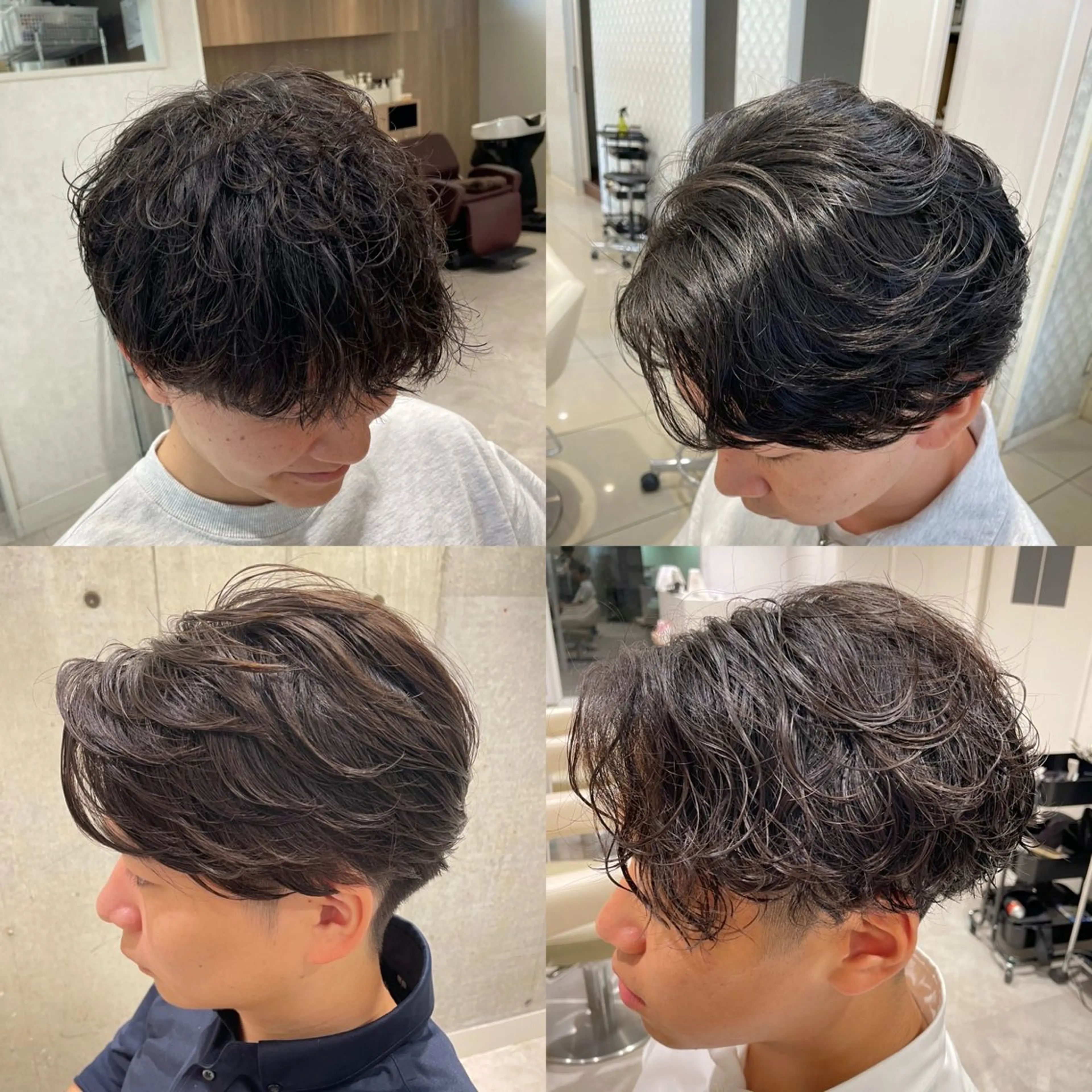 🔥エリア支持率TOP🔥メンズ人気No. 1【カット✕パーマ】✂️💈ツイスパ・シャドウ・フェザー・ニュアンスの写真
