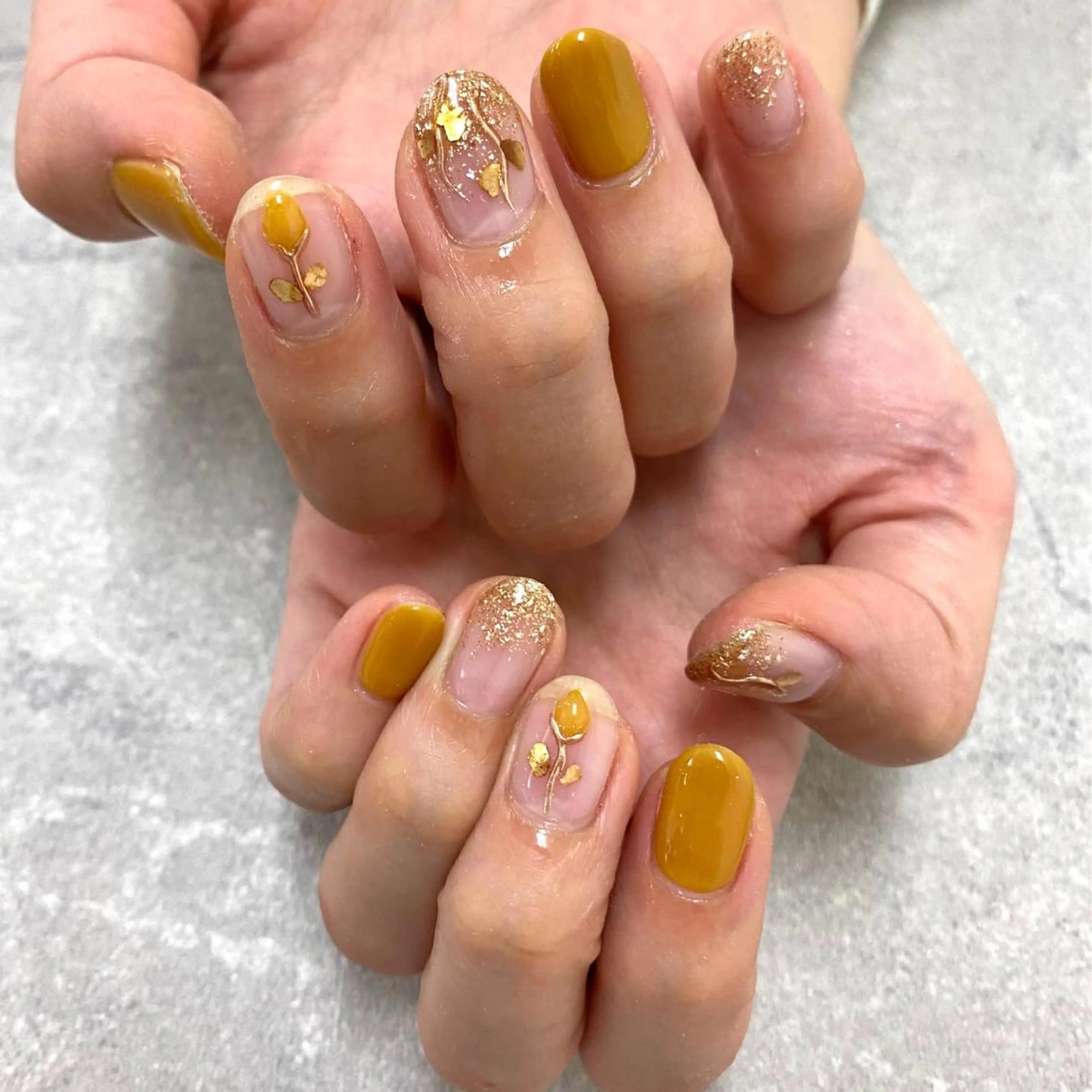 ネイル フットネイル フレンチネイル ジェルネイル ガラスフレンチ グラデーション NUMAZAWA KASUMIのネイルデザイン