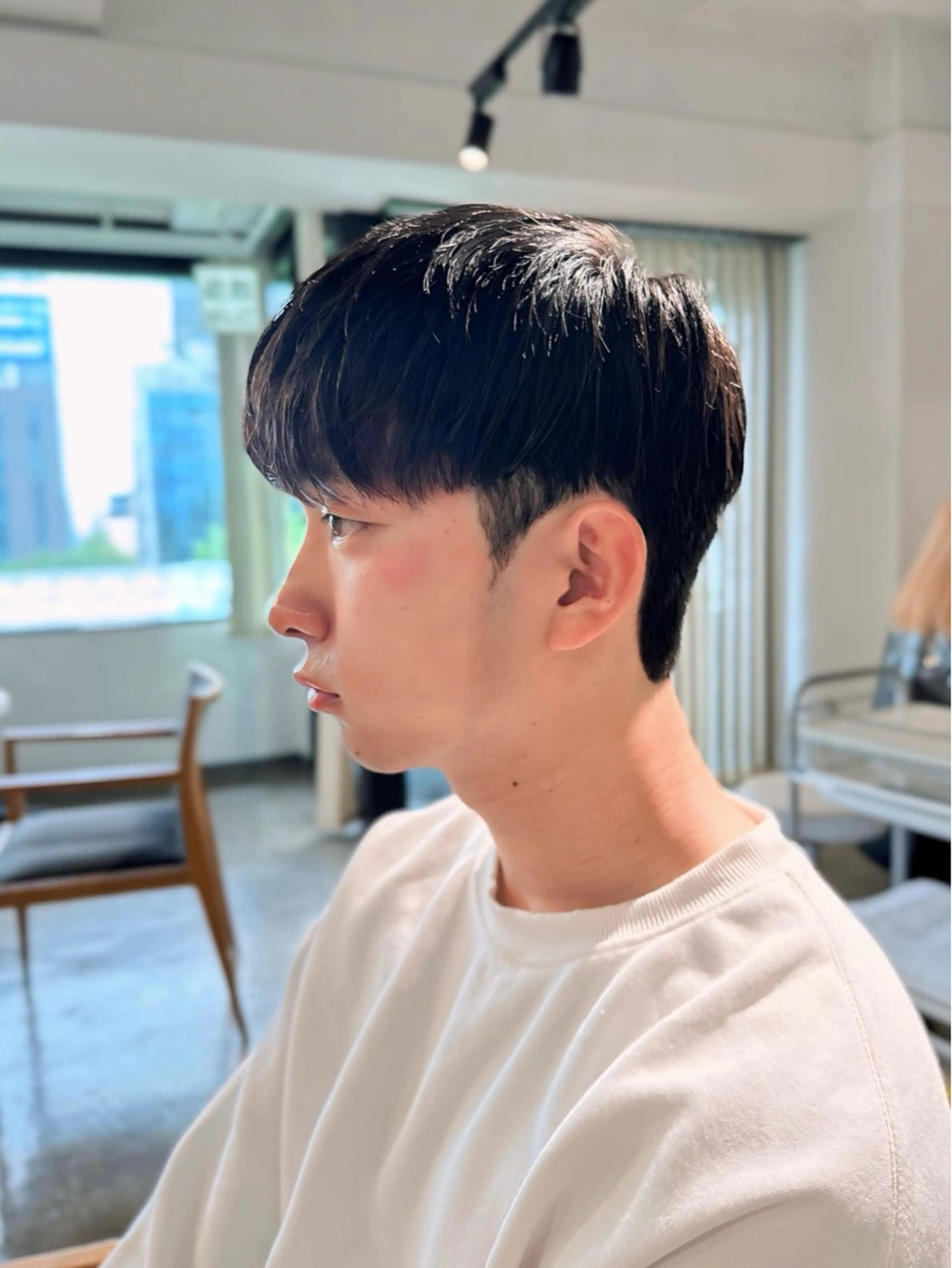 メンズ ダウンパーマ メンズ韓国風 韓国マッシュ マッシュ メンズパーマ カット パーマ トリートメント 骨格補正施術/メンズ 専門美容師/YUYAのヘアスタイル