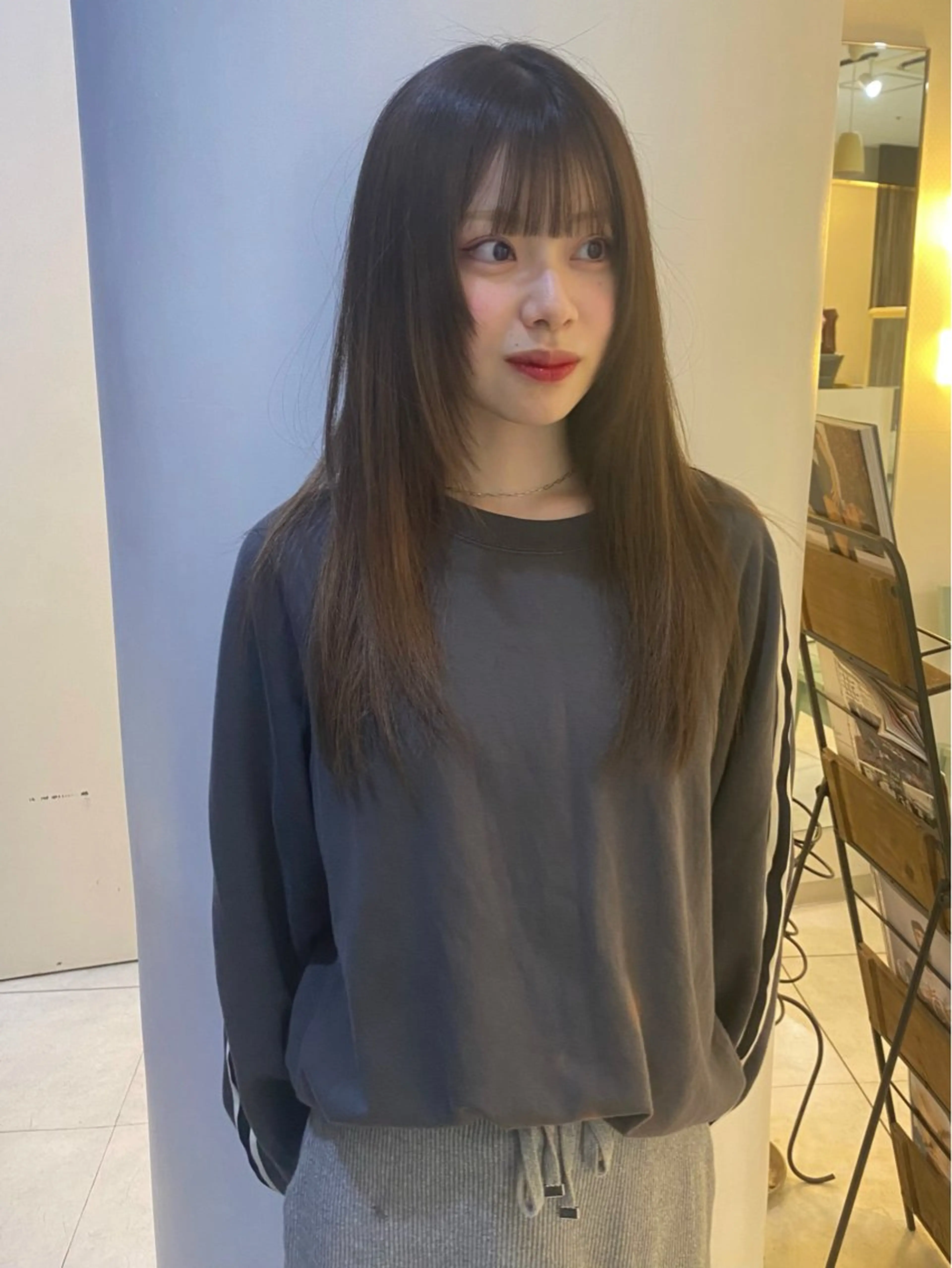 ロング カラー パーマ カット ヘアカラー 縮毛矯正 トリートメント mai / linoah˚✧のヘアスタイル